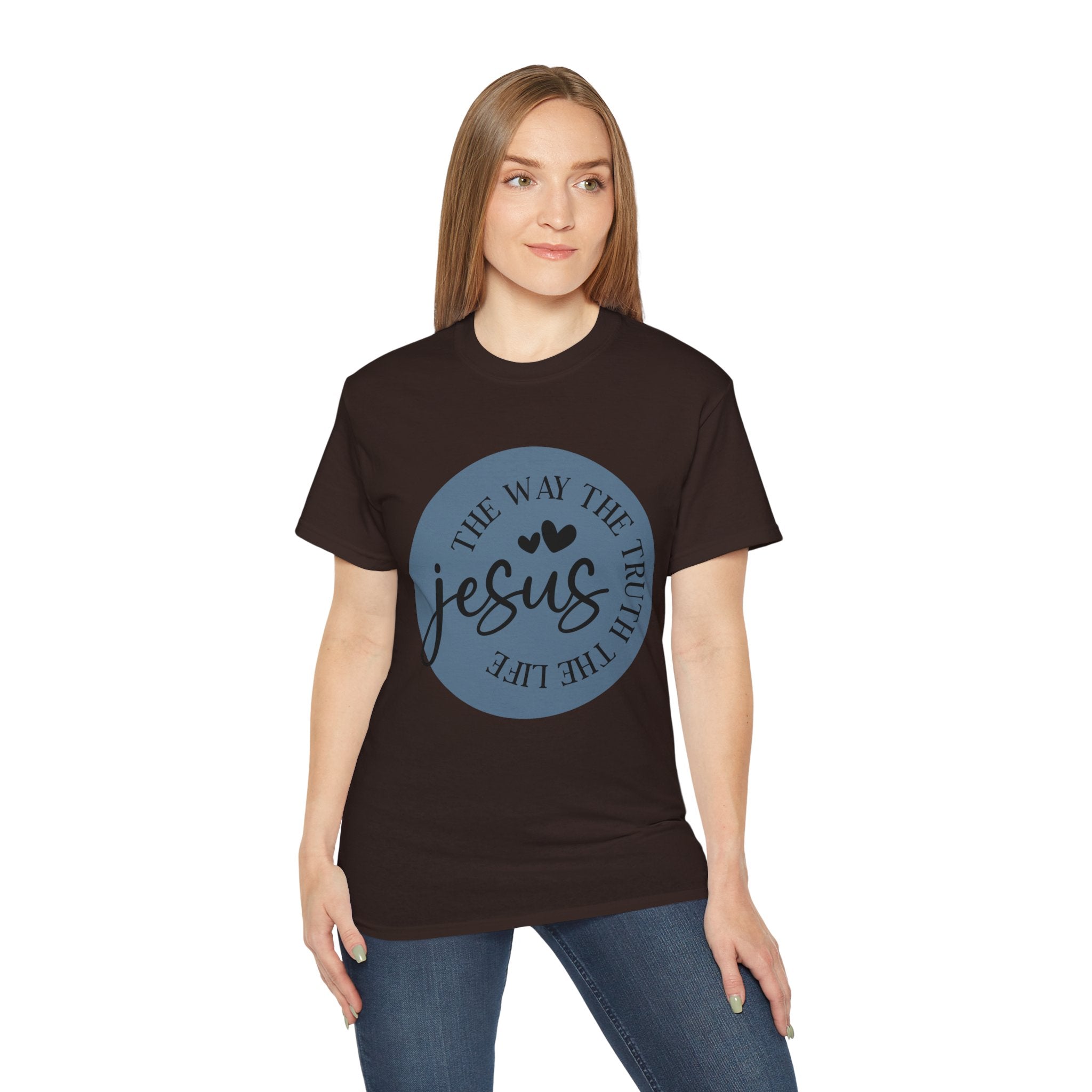 Unisex The way the Truth Tee - Inspirational Casual Wear, Christian T-Shirt, Motivational Gift, Faith-Based Apparel, Everyday Comfort