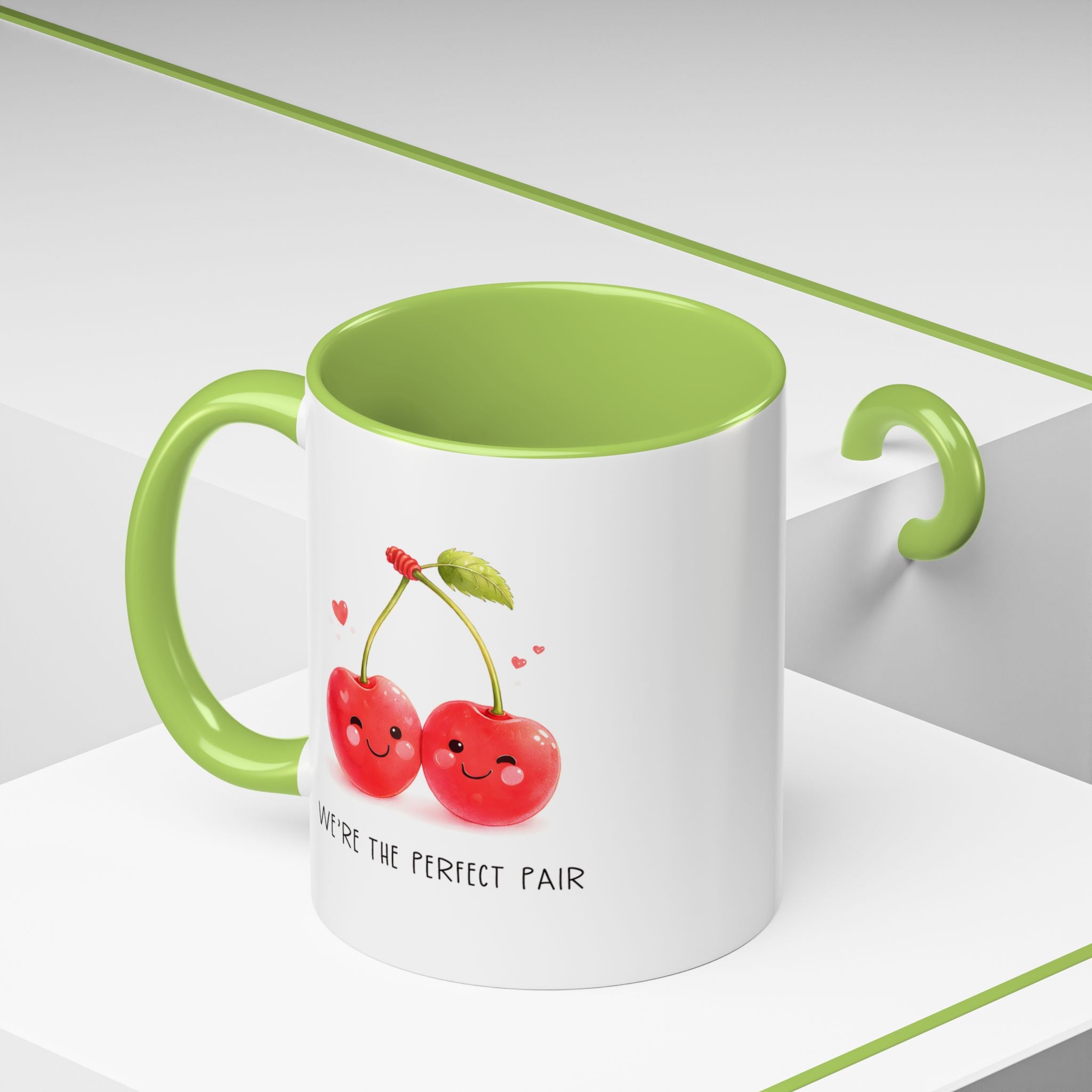 Funny Cherry Couple Ceramic Coffee Mug | Gallory Hive