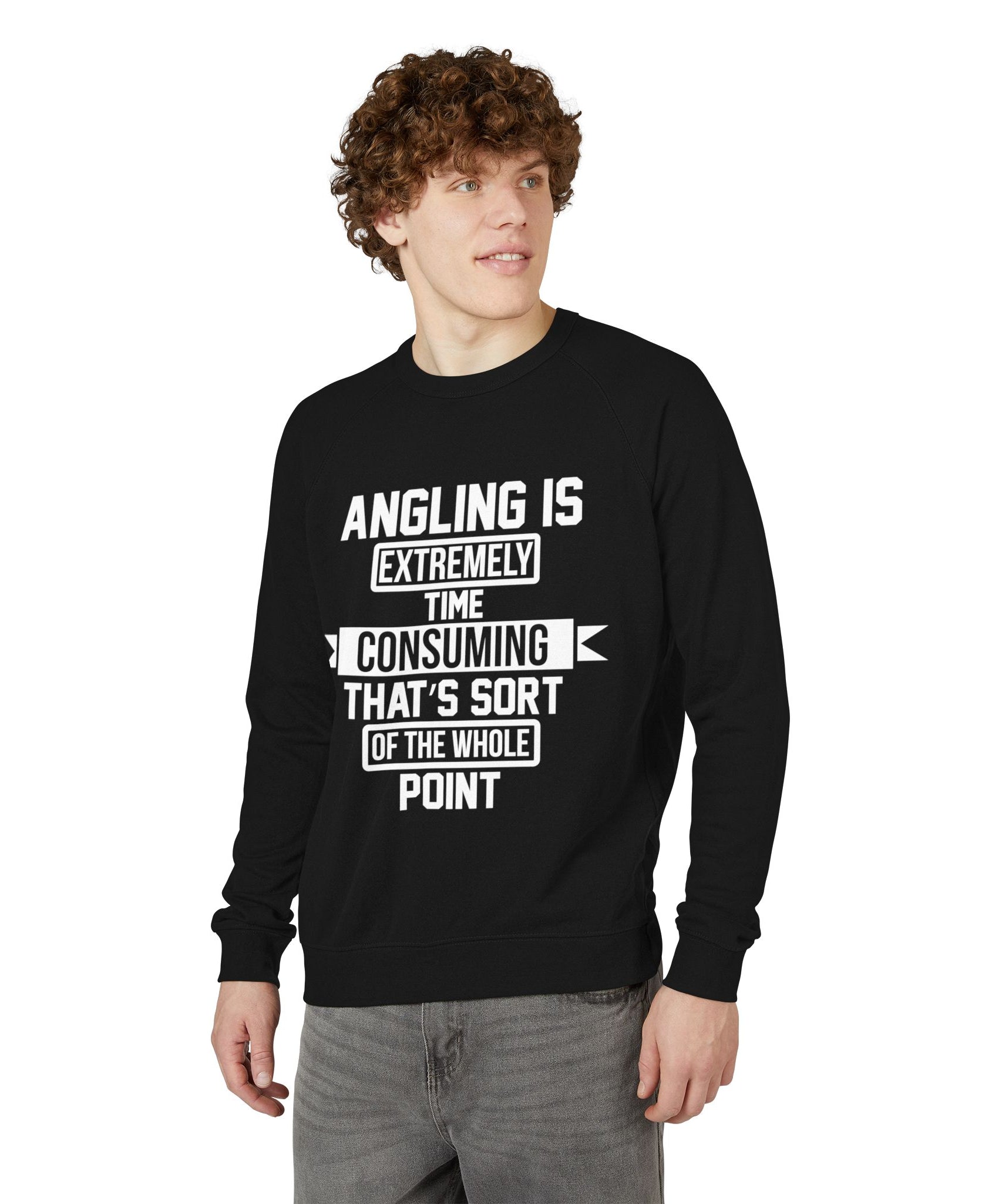 Crewneck Sweatshirt – Angling Quote for Fishers | Gallory Hive