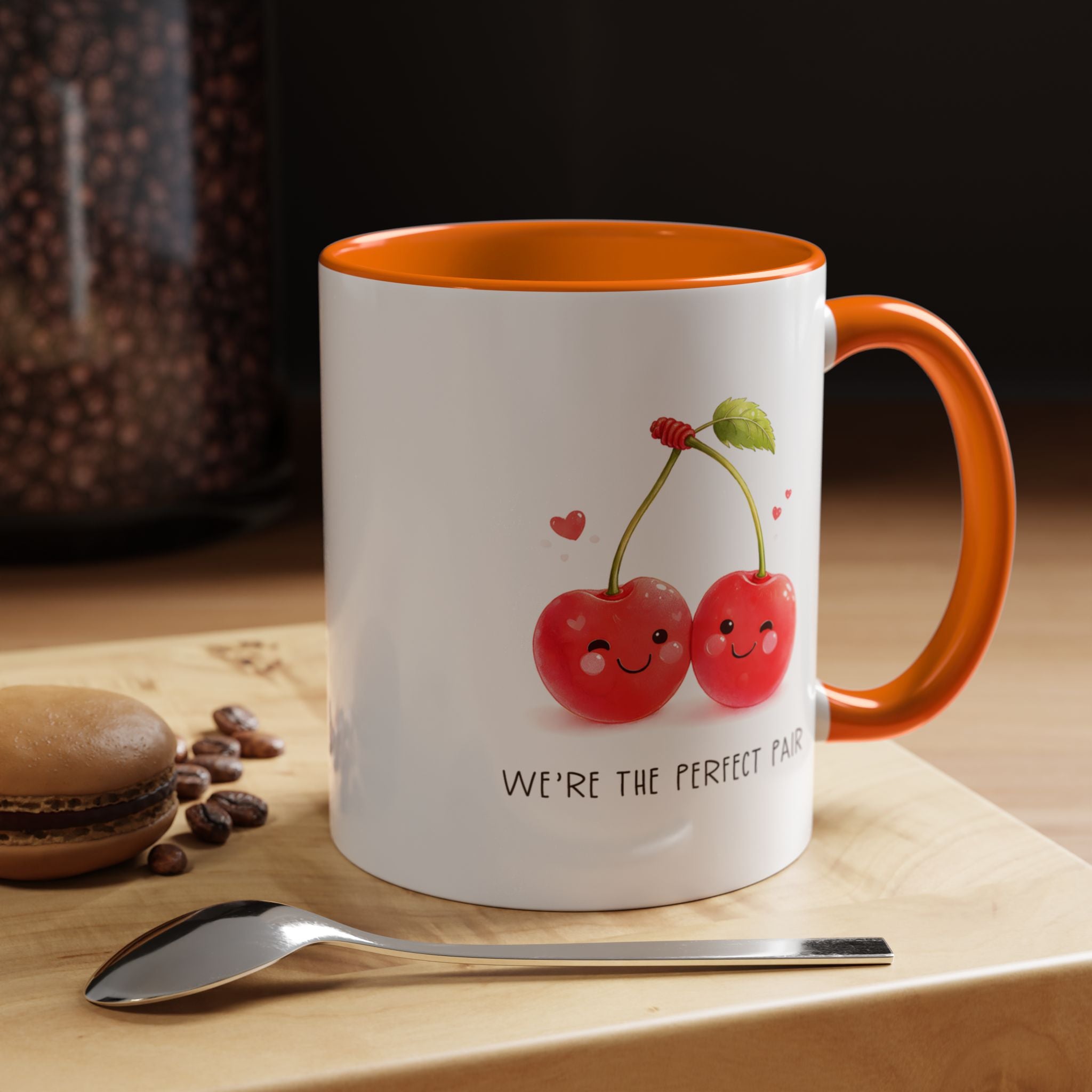 Funny Cherry Couple Ceramic Coffee Mug | Gallory Hive