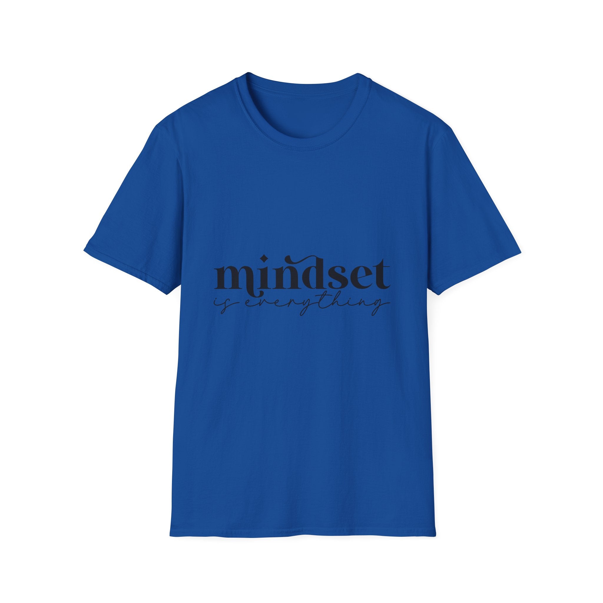 Unisex T-Shirt – "Mindset Is Everything" Motivational Quote Tee - Positive Affirmation Shirt for Friends, Inspirational Tee