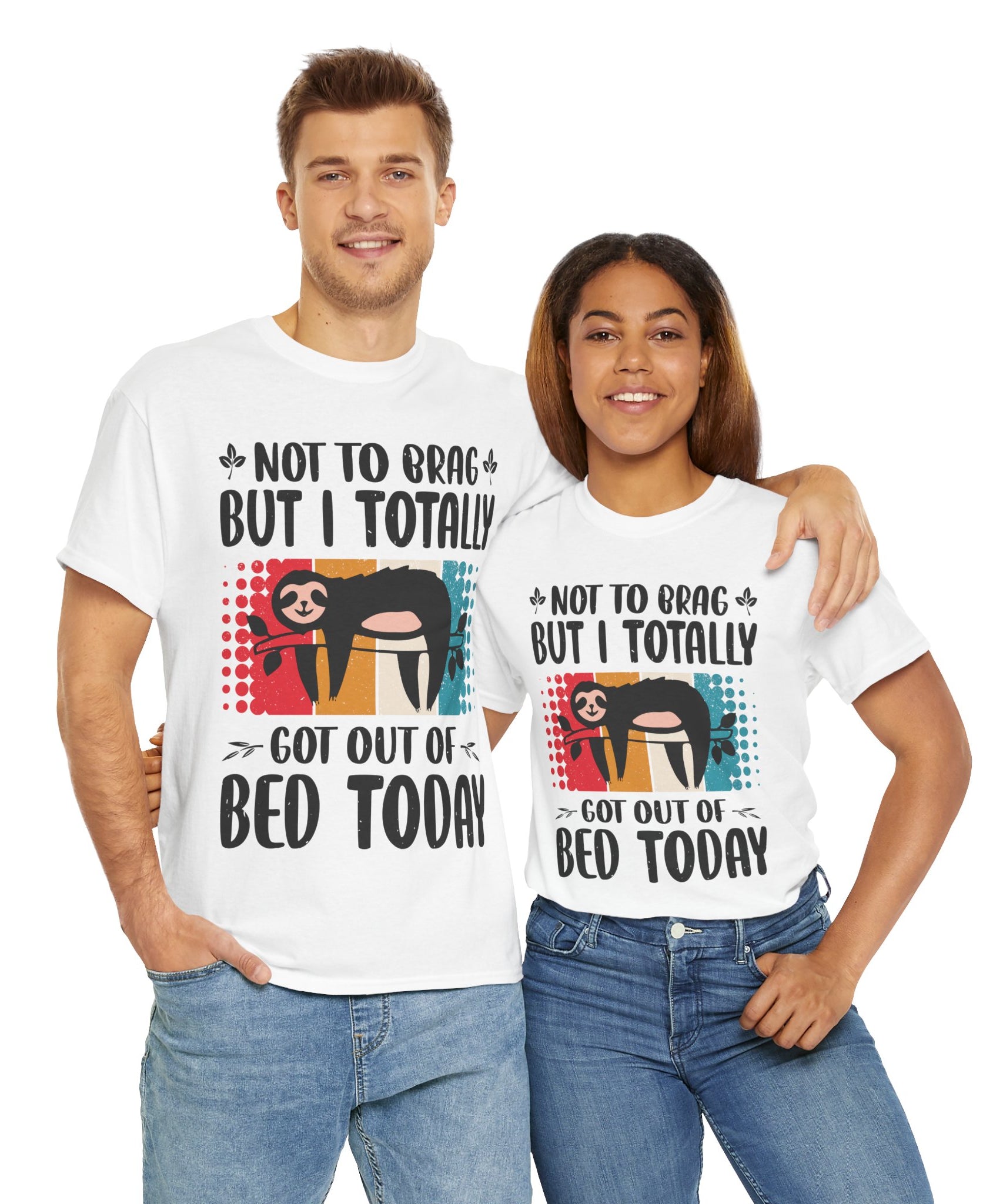 Vintage Got Out of Bed Sloth T-Shirt