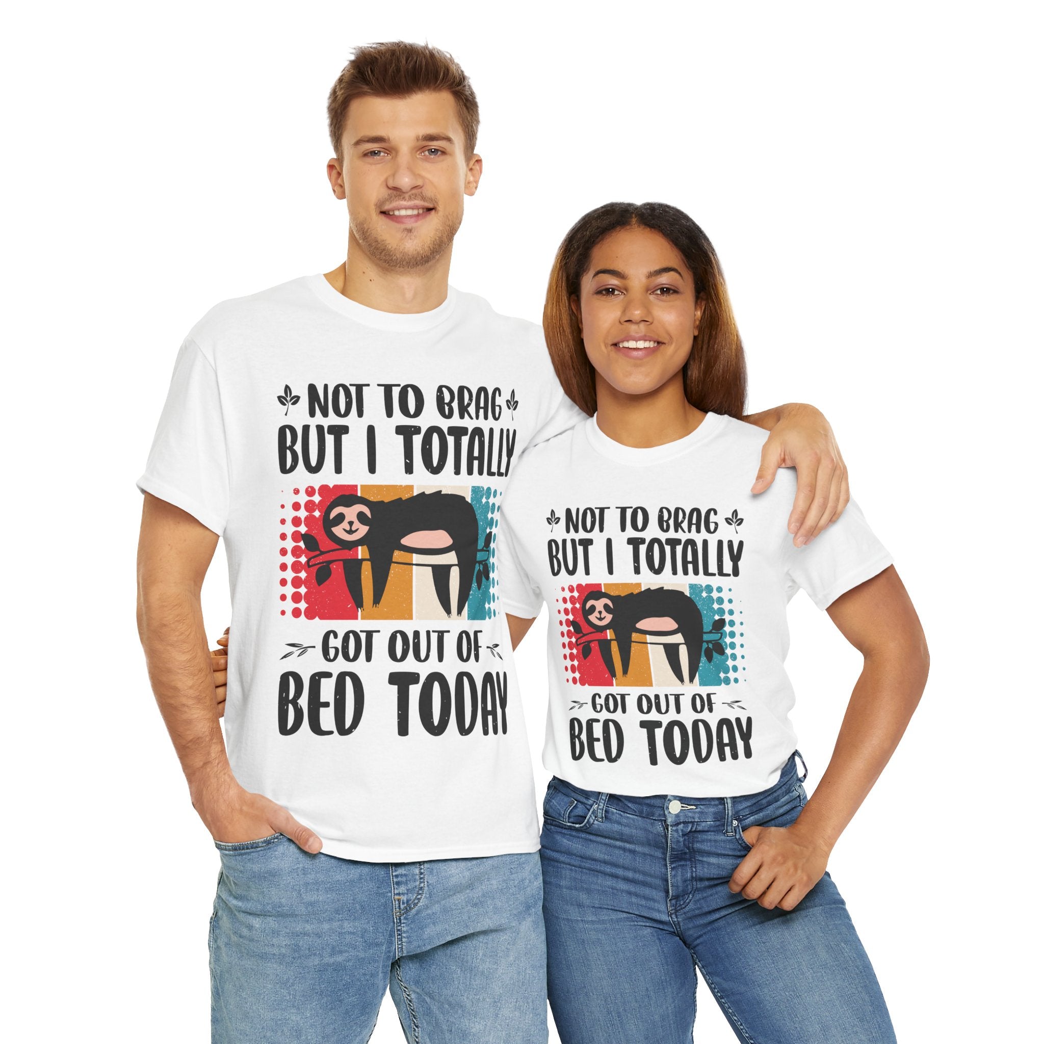 Vintage Got Out of Bed Sloth T-Shirt