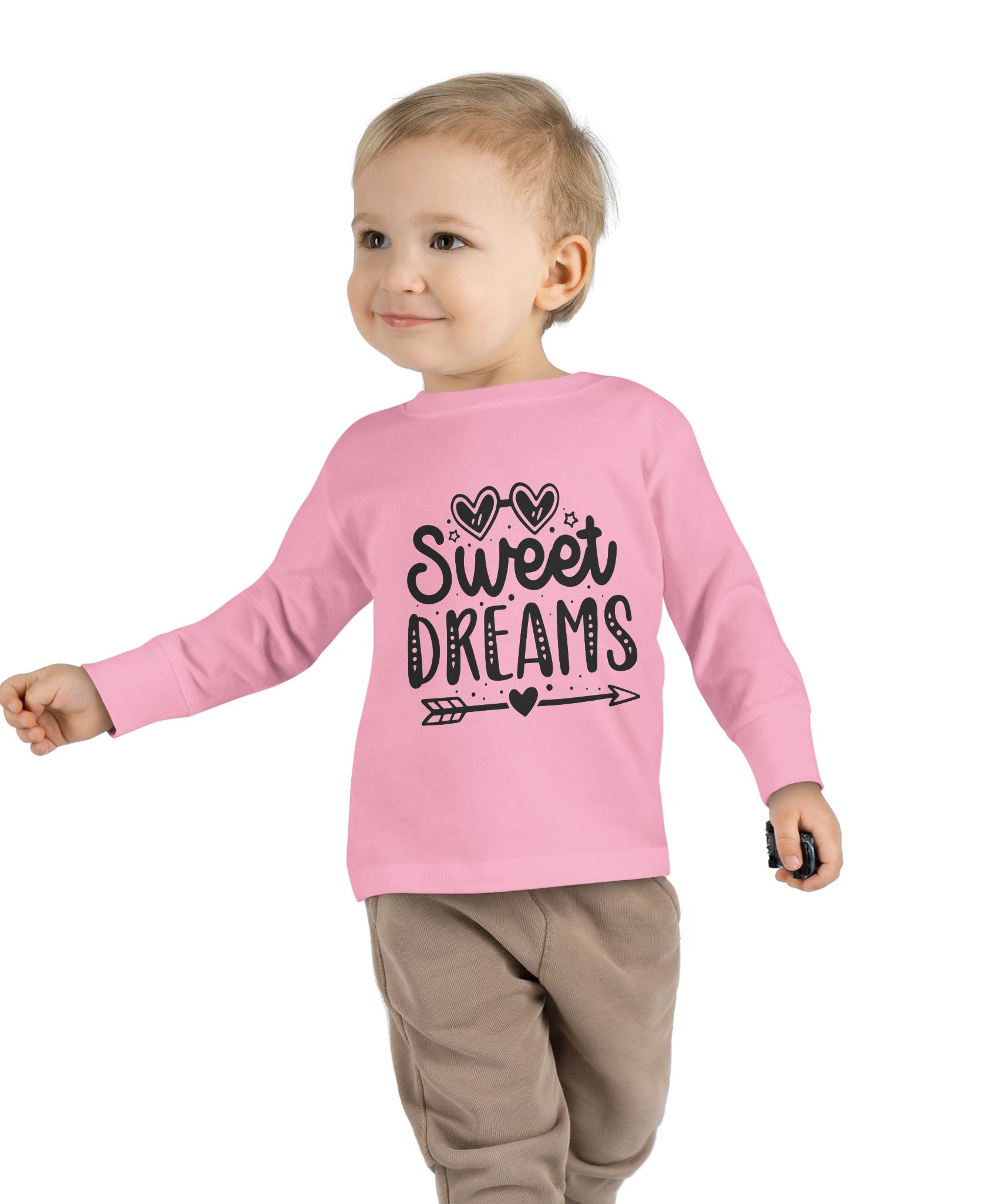 Toddler Long Sleeve Tee - Cute Gift for Dads and Family Celebrations - Gallory Hive