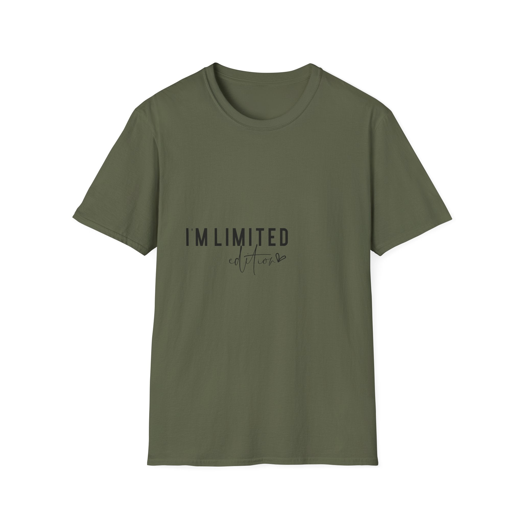 Unisex T-Shirt – "I'm Limited Edition" Statement Graphic Tee - Positive Affirmation Shirt for Friends, Inspirational Tee