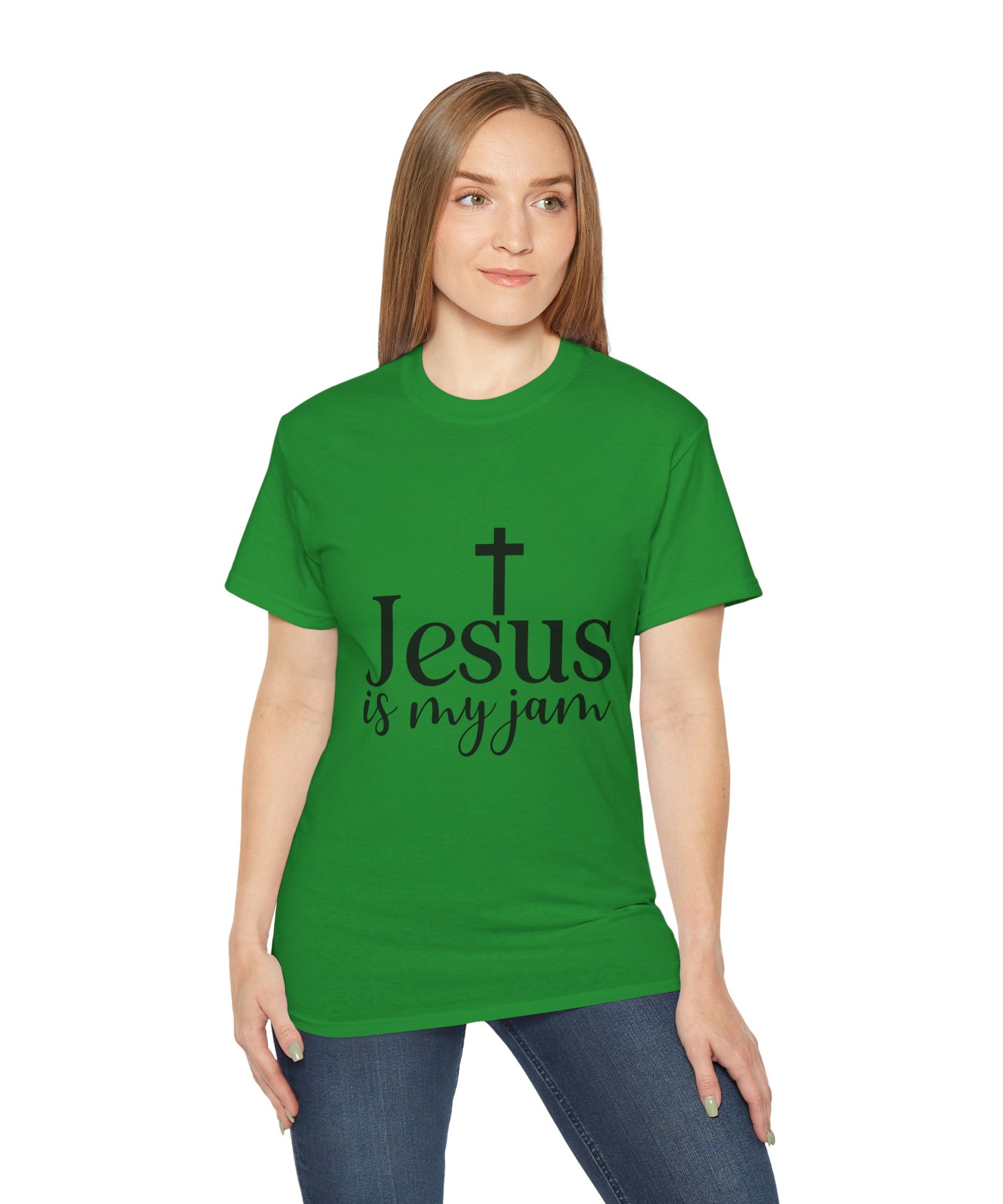 Unisex Jesus is my jam Tee - Inspirational Casual Wear, Christian T-Shirt, Motivational Gift, Faith-Based Apparel, Everyday Comfort - Gallory Hive