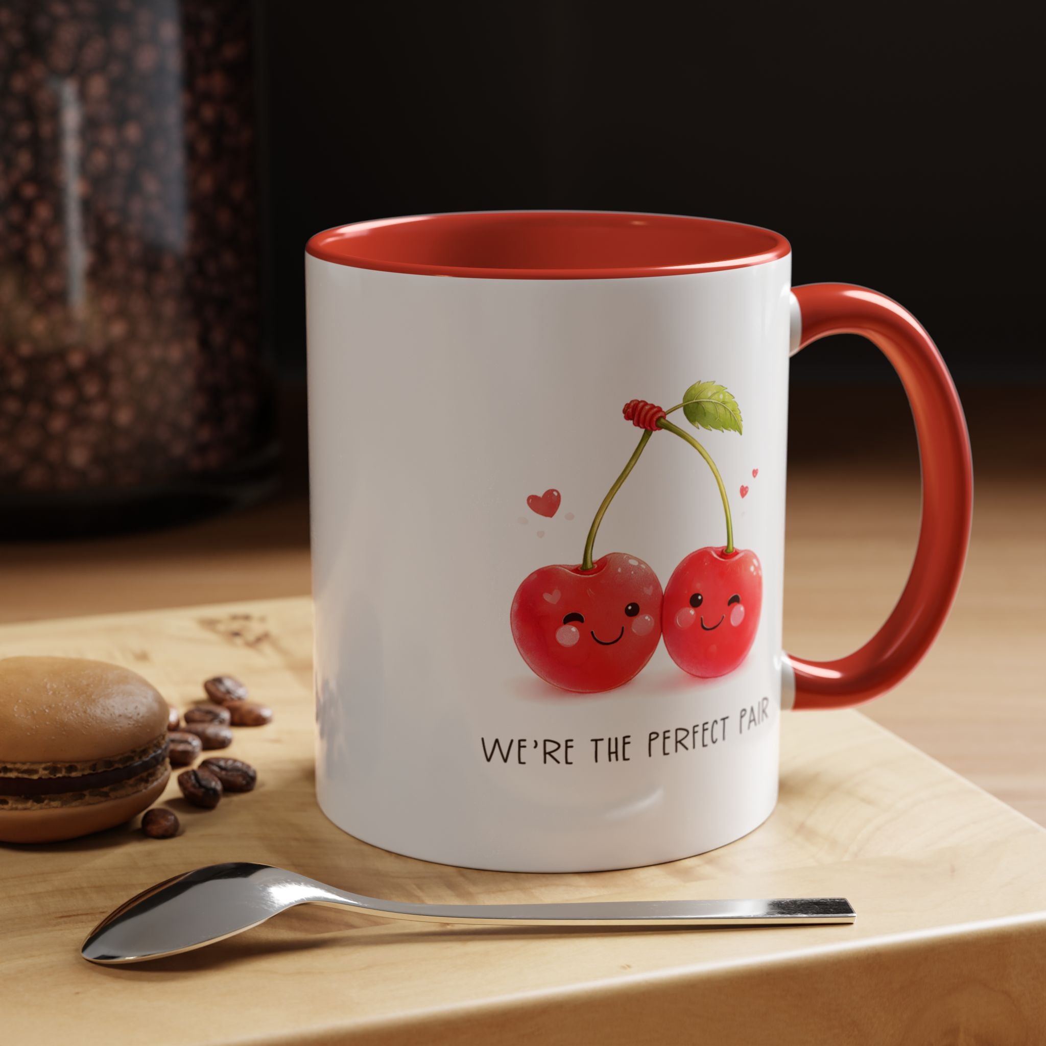 Funny Cherry Couple Ceramic Coffee Mug | Gallory Hive