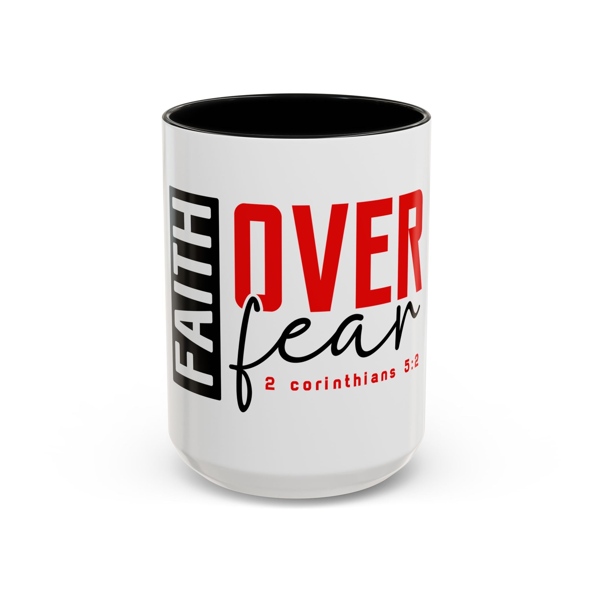 Faith Scripture Accent Coffee Mug | Gallory Hive