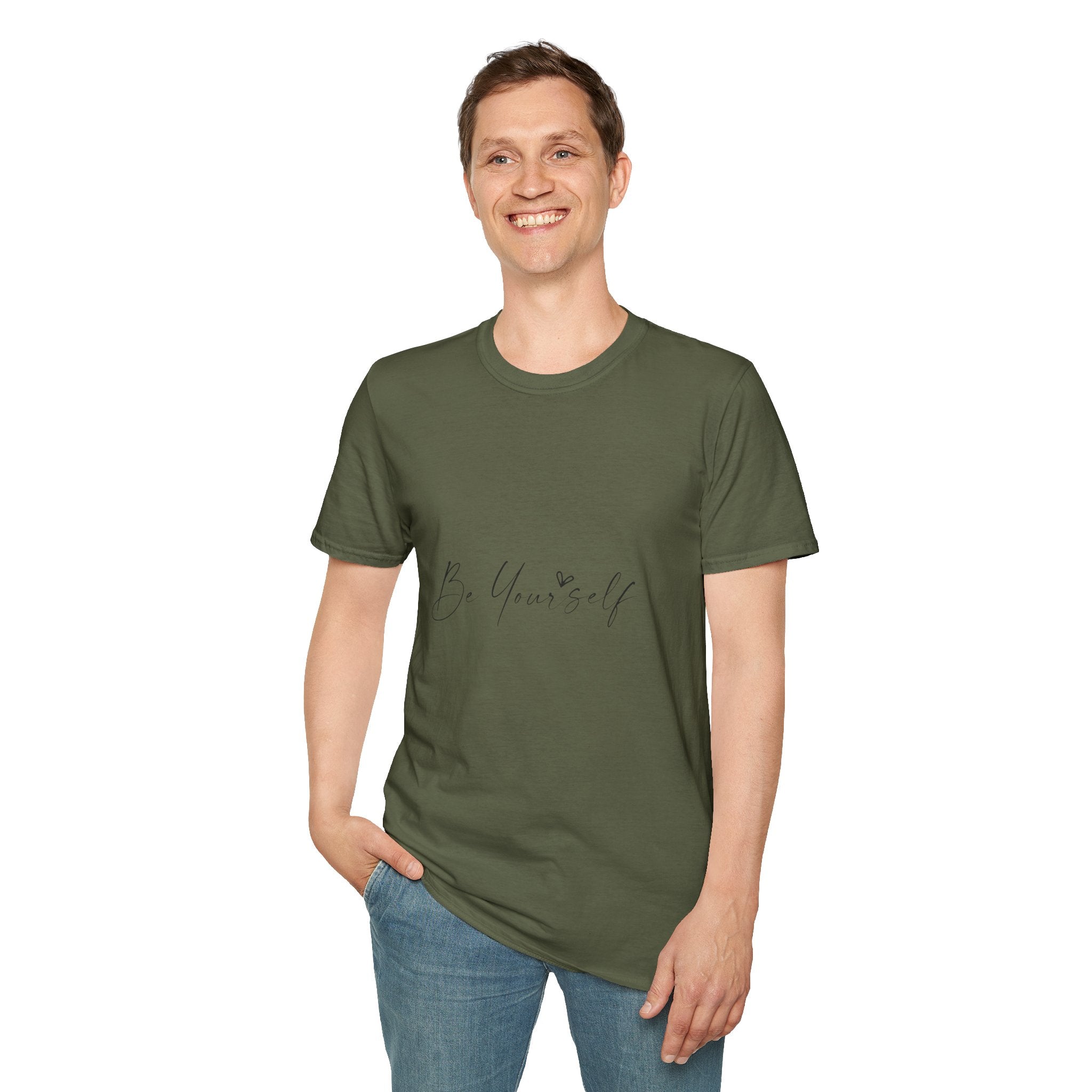 Unisex T-Shirt – "Be Yourself" Quote Tee - Positive Affirmation Shirt for Friends, Inspirational Tee