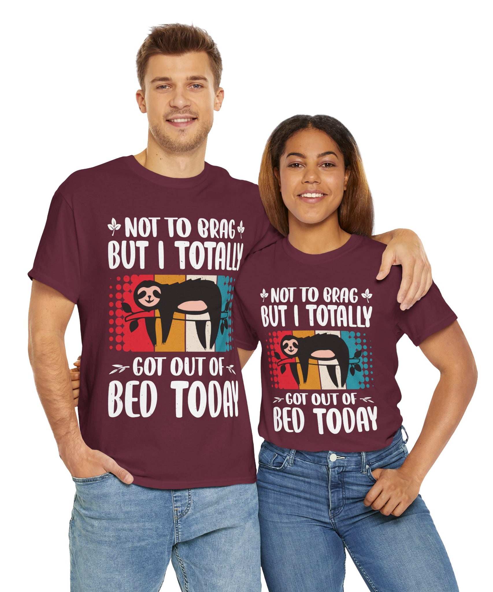 Vintage Got Out of Bed Sloth T-Shirt