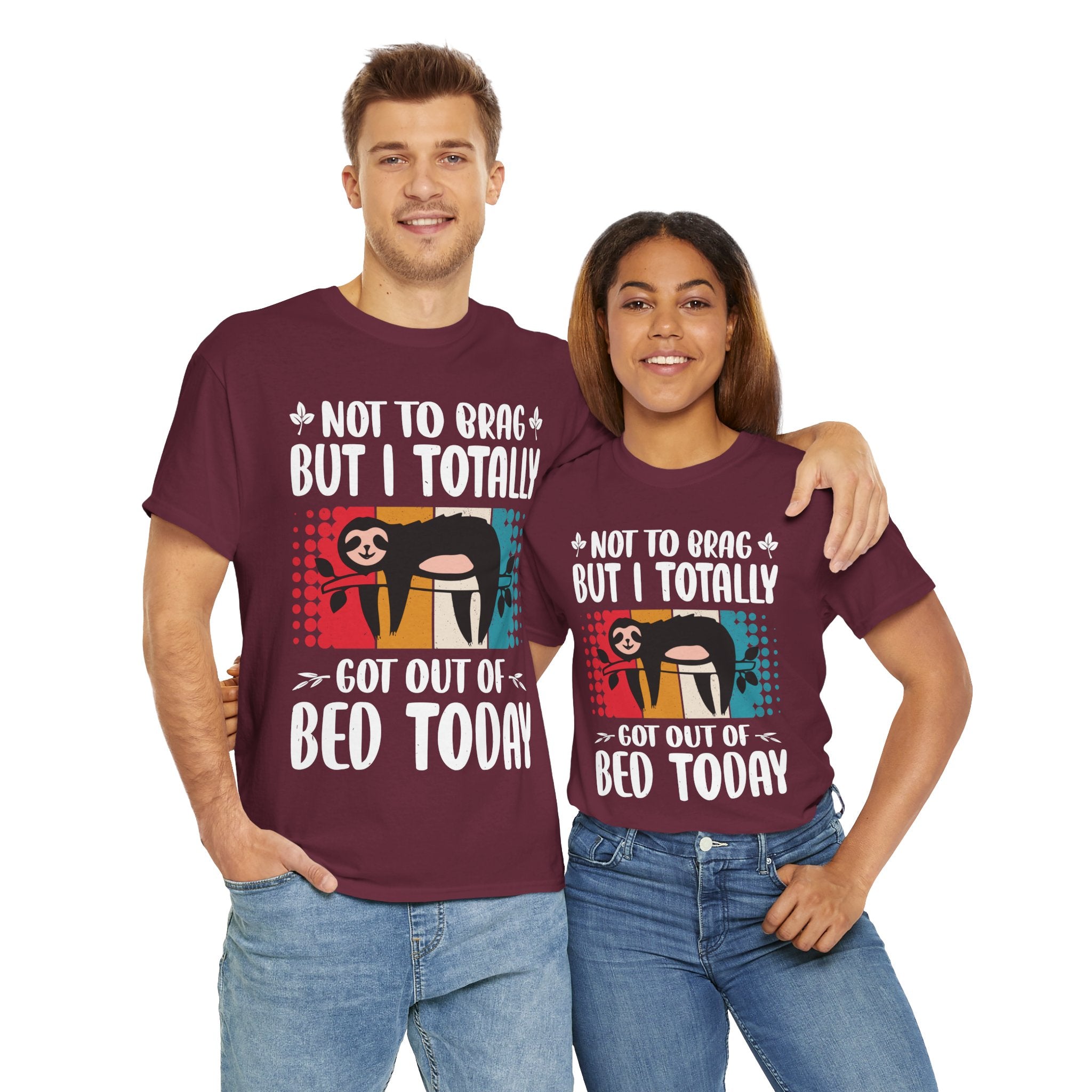 Vintage Got Out of Bed Sloth T-Shirt