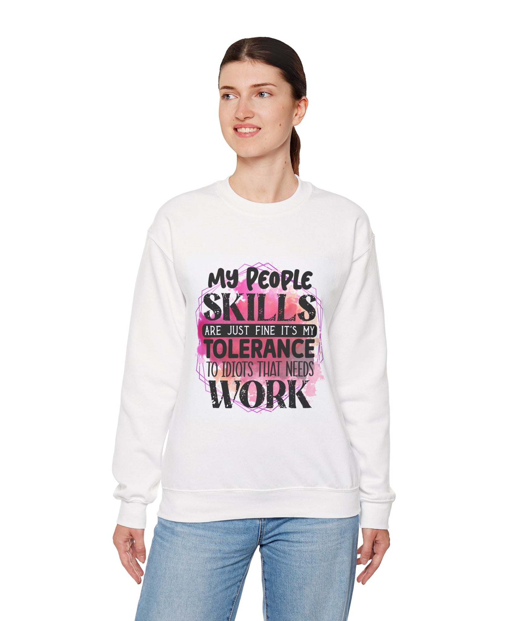 My people skills are just fine Quote Unisex Sweatshirt - Casual Humor Apparel, Gift for Friends, Family - Gallory Hive