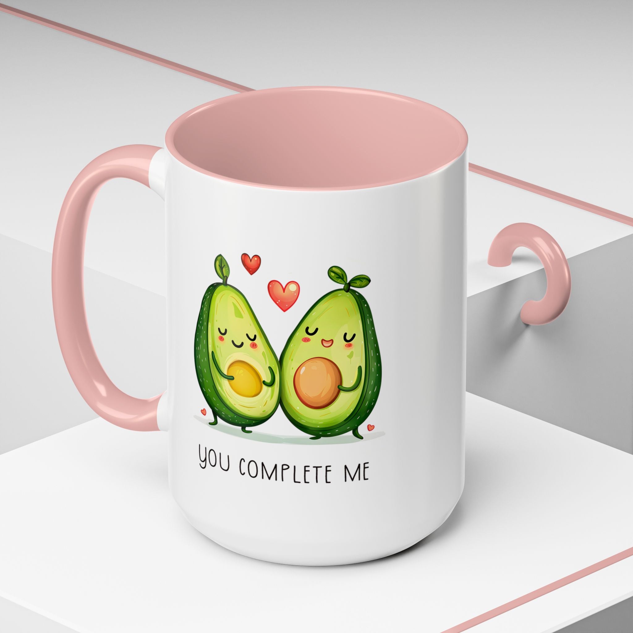 Funny Avocado Couple Ceramic Coffee Mug | Gallory Hive
