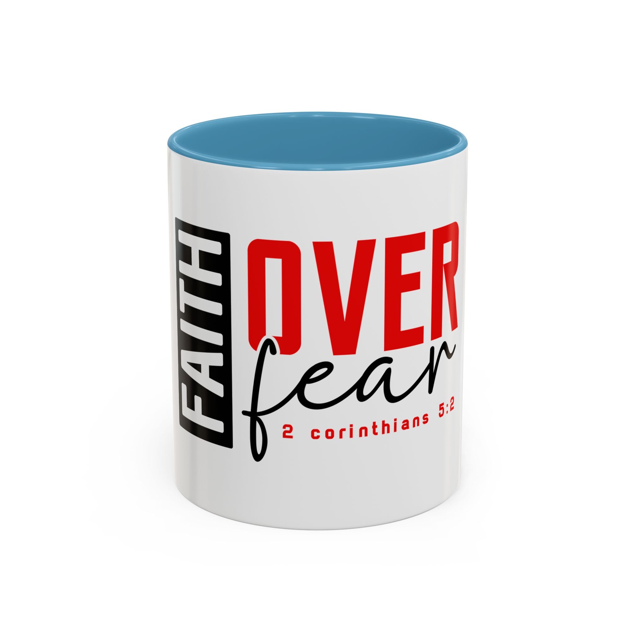 Faith Scripture Accent Coffee Mug | Gallory Hive