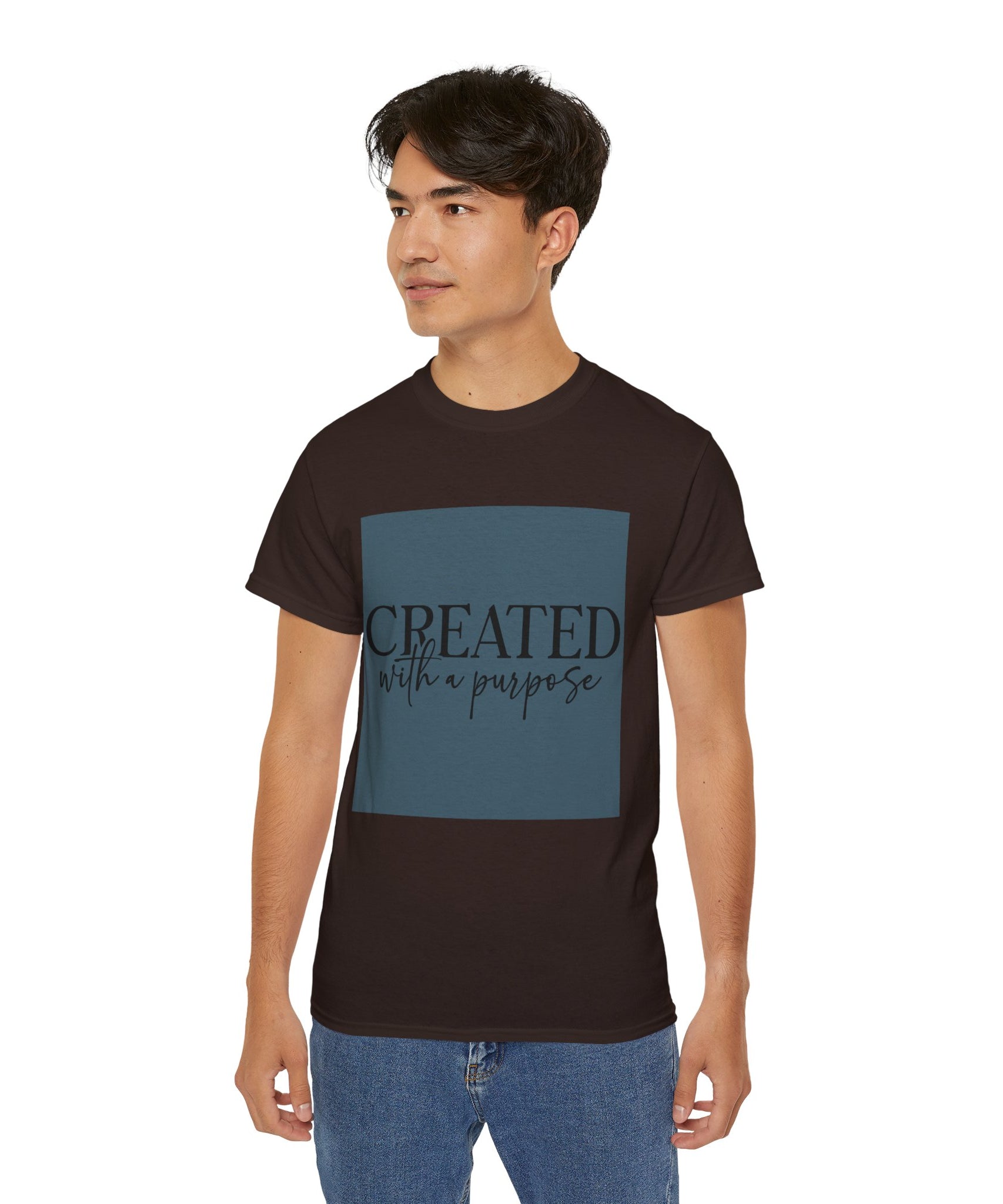 Unisex Created with a Purpose Tee - Inspirational Casual Wear, Christian T-Shirt, Motivational Gift, Faith-Based Apparel, Everyday Comfort - Gallory Hive