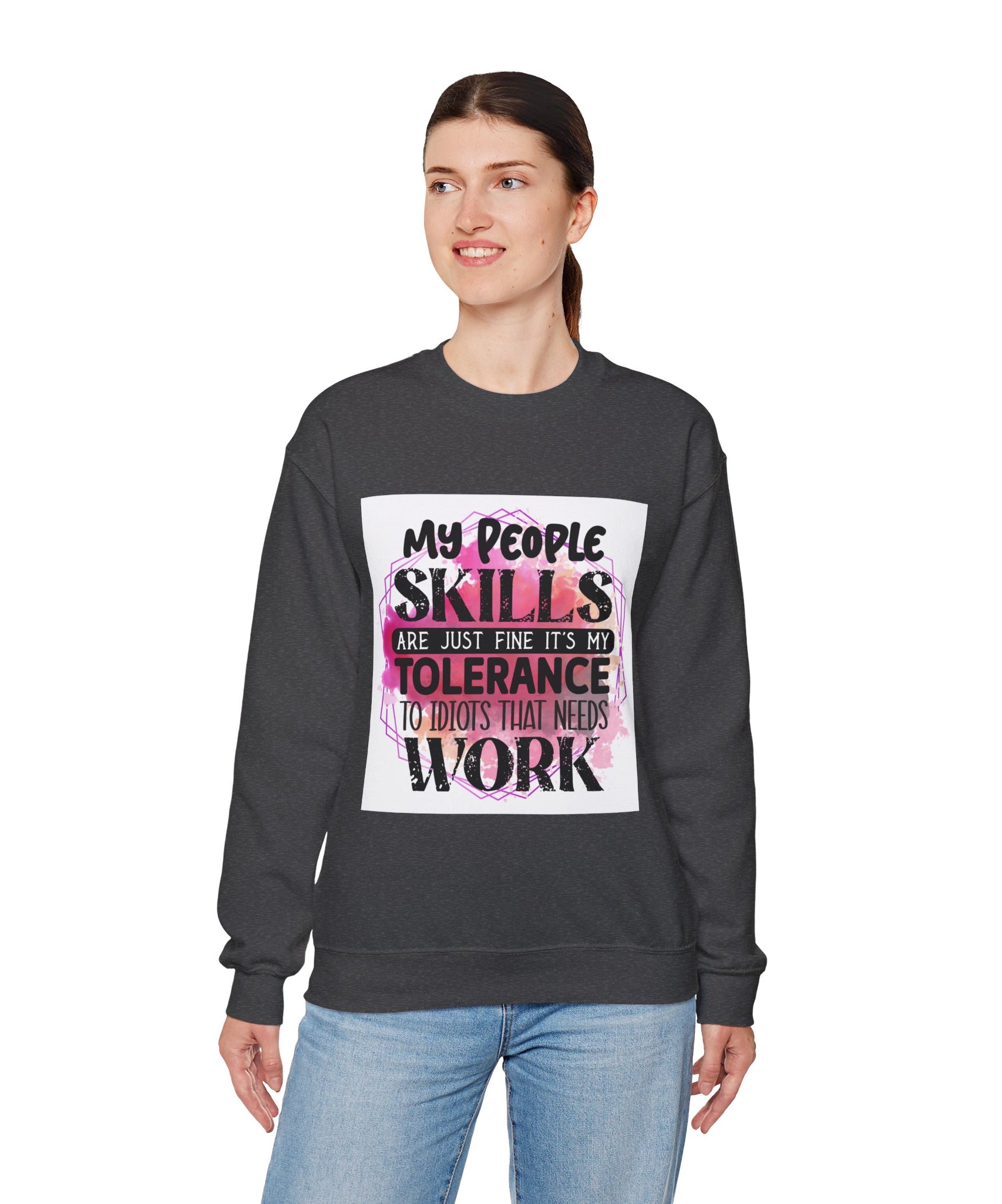 My people skills are just fine Quote Unisex Sweatshirt - Casual Humor Apparel, Gift for Friends, Family - Gallory Hive