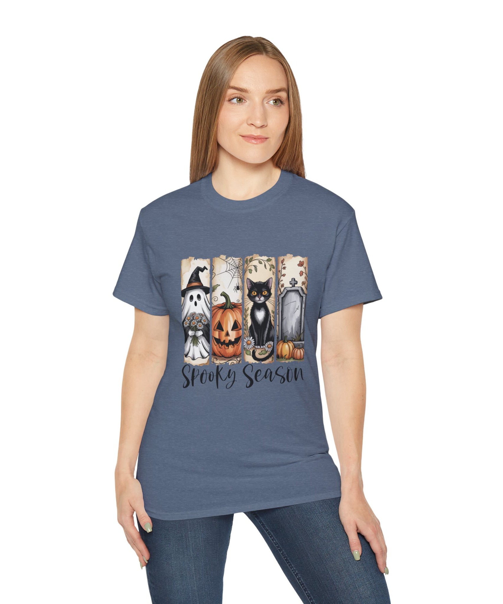 Unisex Spooky Season Tee - Inspirational Casual Wear, Christian T-Shirt, Motivational Gift, Faith-Based Apparel, Everyday Comfort - Gallory Hive