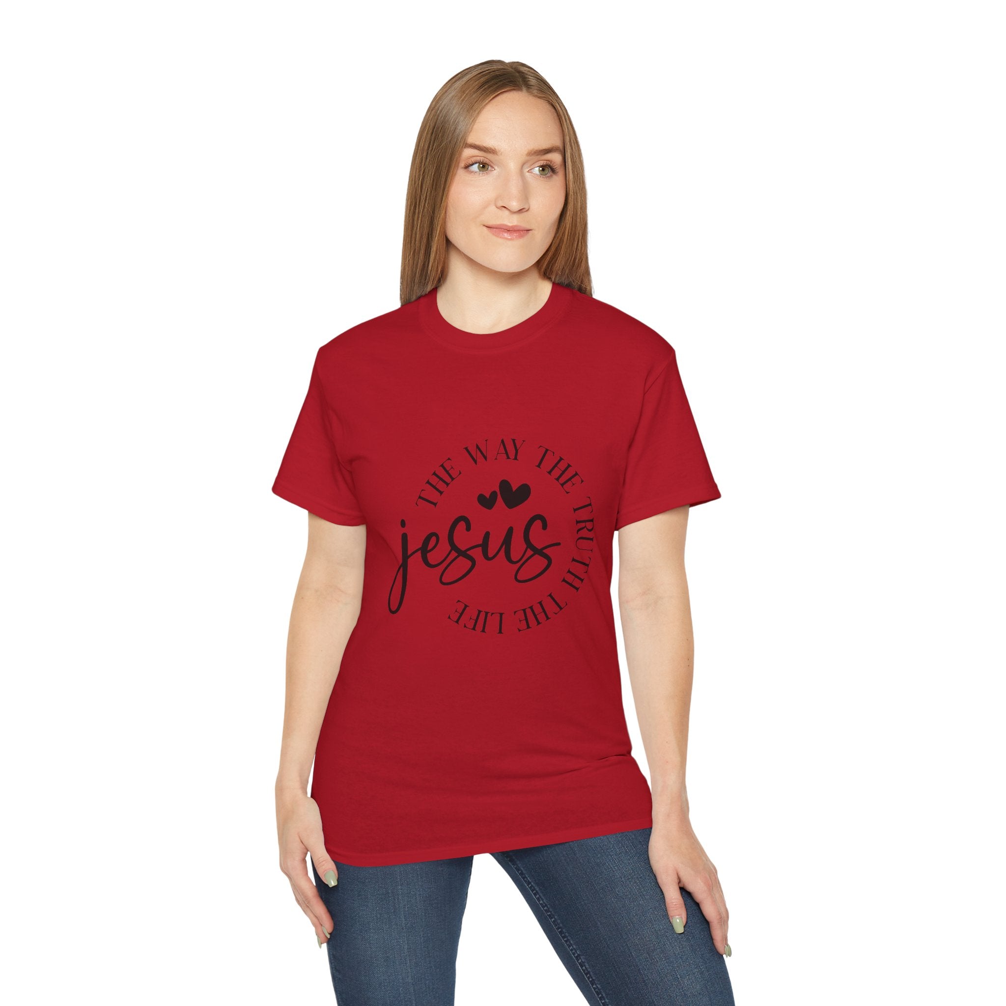 Unisex The way the Truth Tee - Inspirational Casual Wear, Christian T-Shirt, Motivational Gift, Faith-Based Apparel, Everyday Comfort