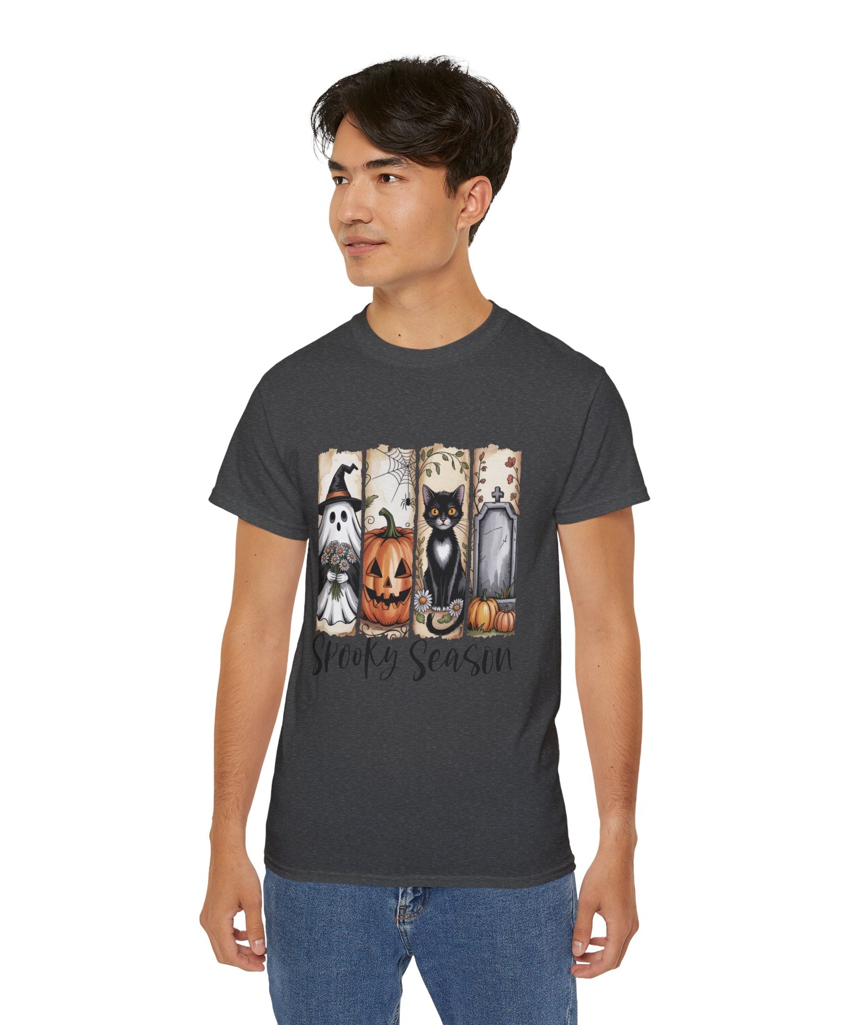 Unisex Spooky Season Tee - Inspirational Casual Wear, Christian T-Shirt, Motivational Gift, Faith-Based Apparel, Everyday Comfort - Gallory Hive