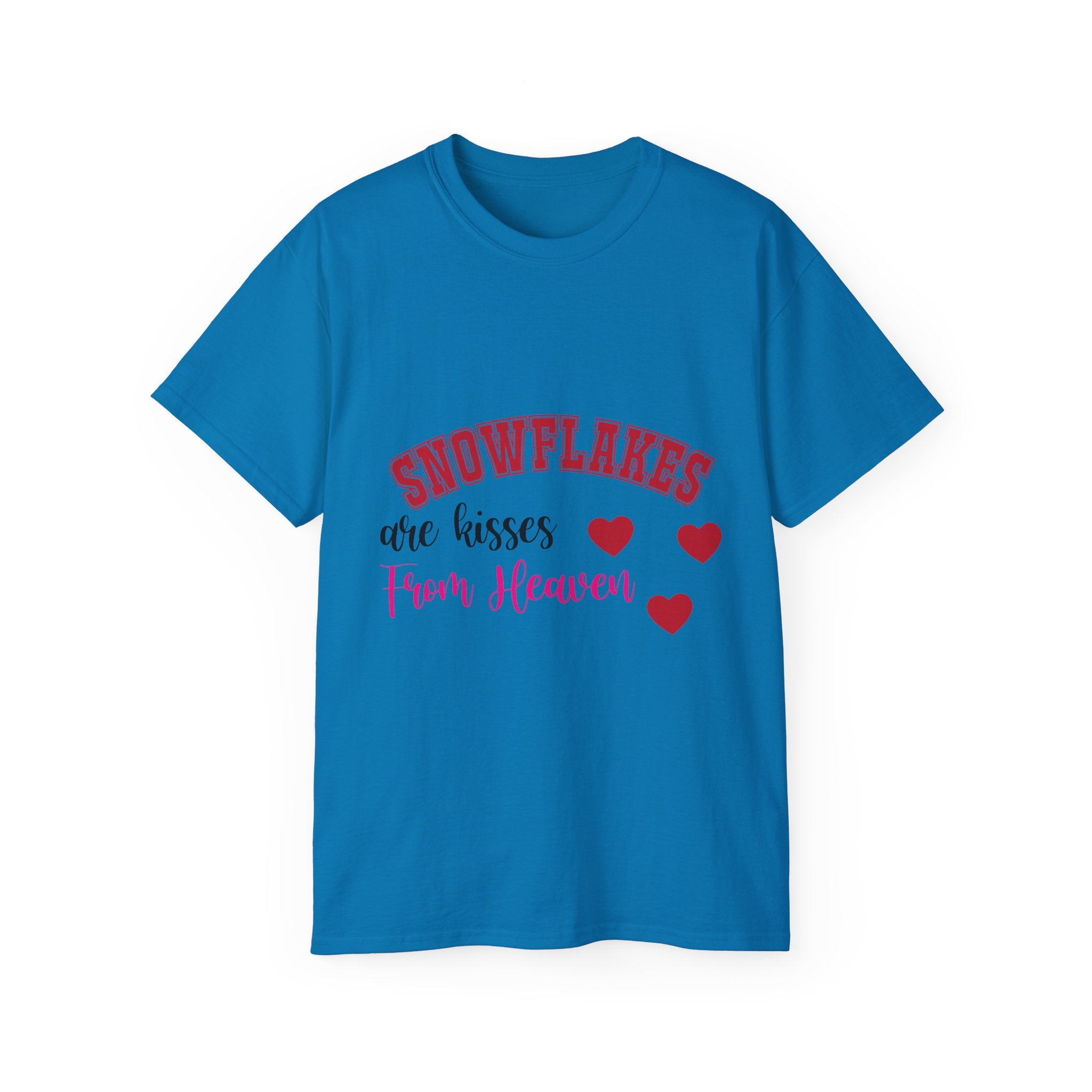 Snowflakes & Hearts Christmas T-Shirt | Gallory Hive