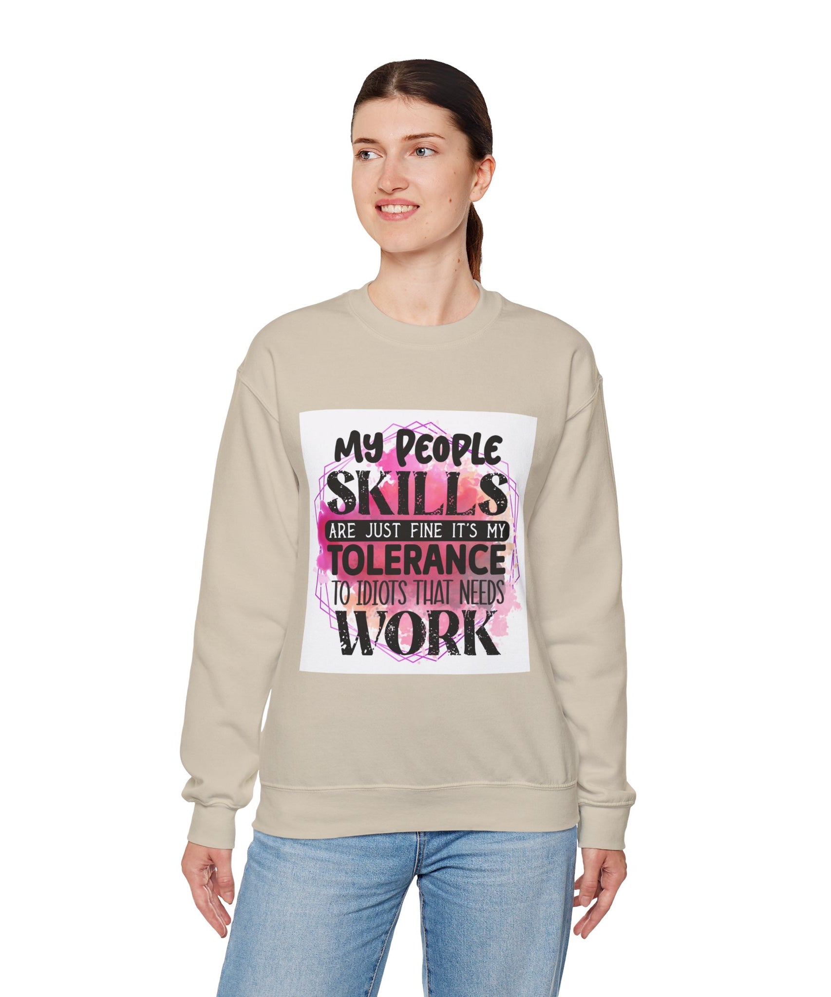 My people skills are just fine Quote Unisex Sweatshirt - Casual Humor Apparel, Gift for Friends, Family - Gallory Hive