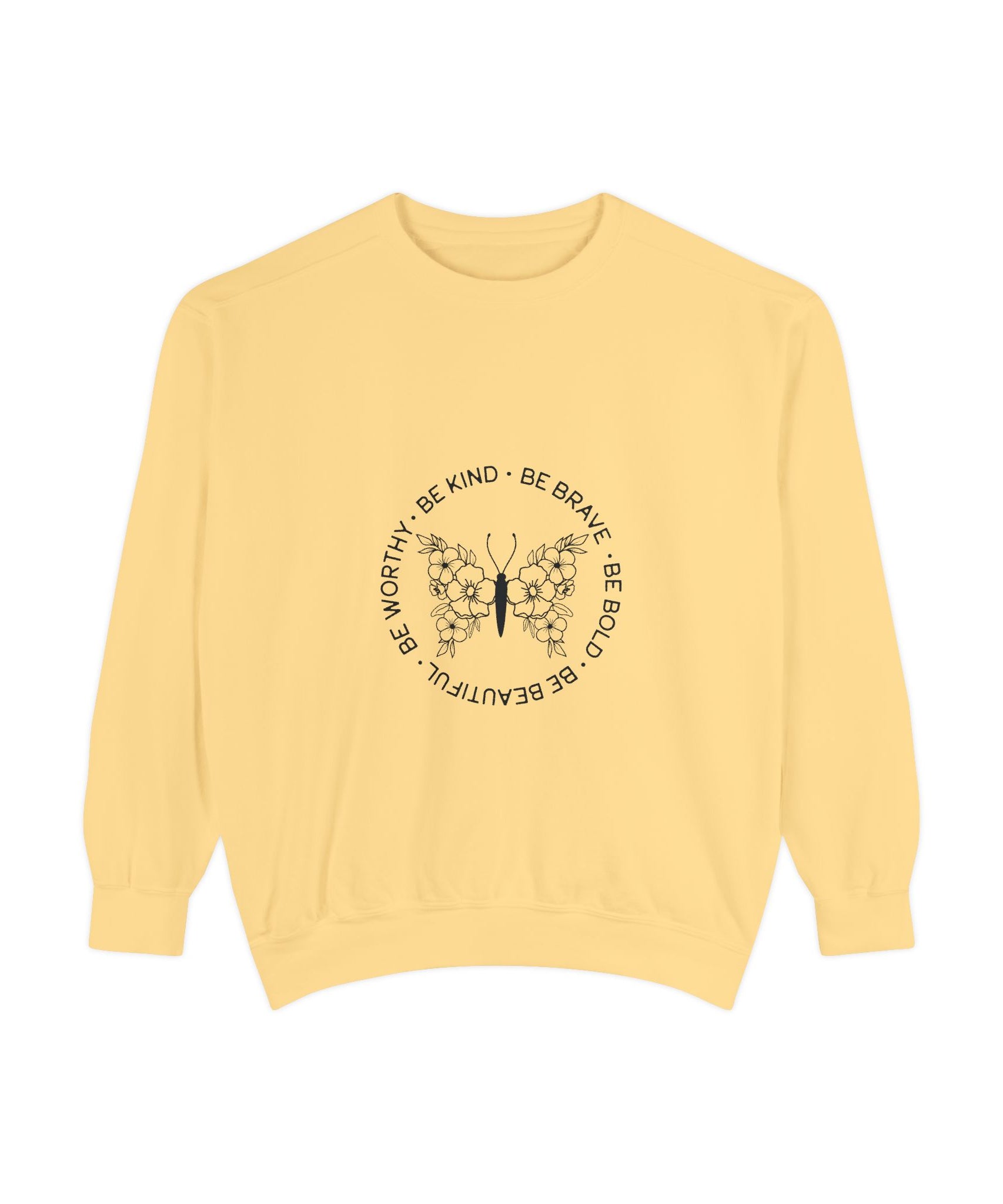 Inspirational Unisex Sweatshirt - Be Kind & Brave | Gallory Hive