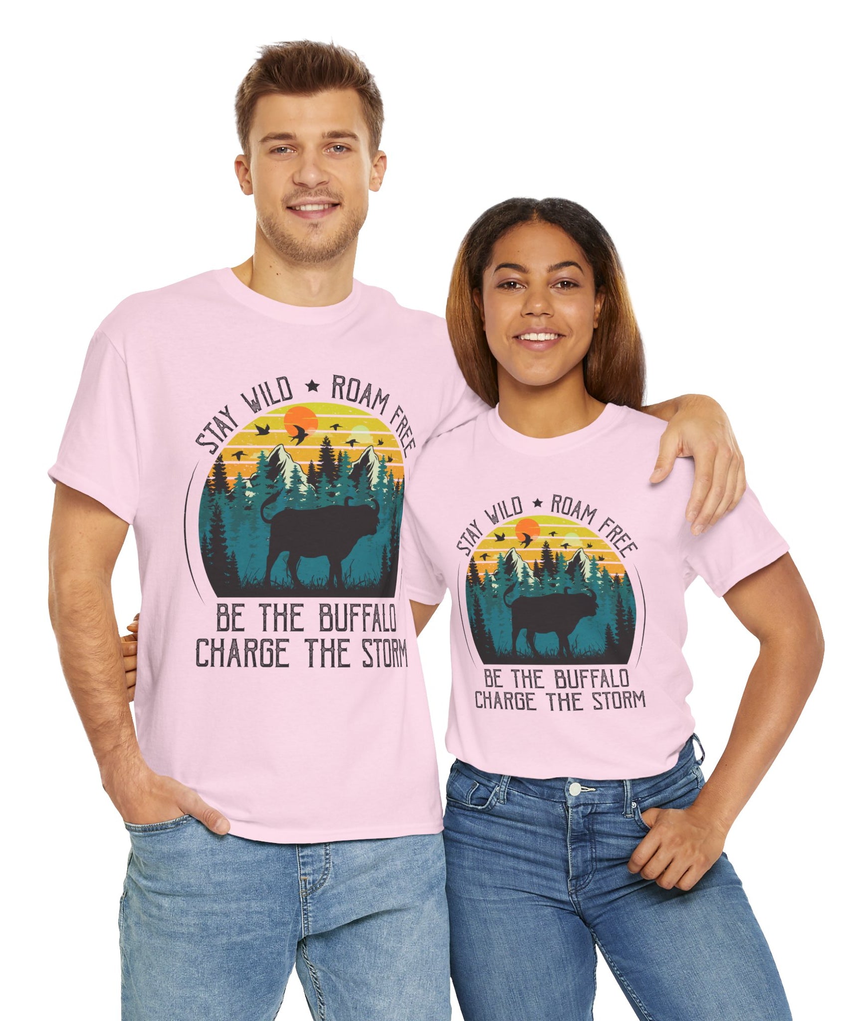 Wild Buffalo Mountain Graphic Tee