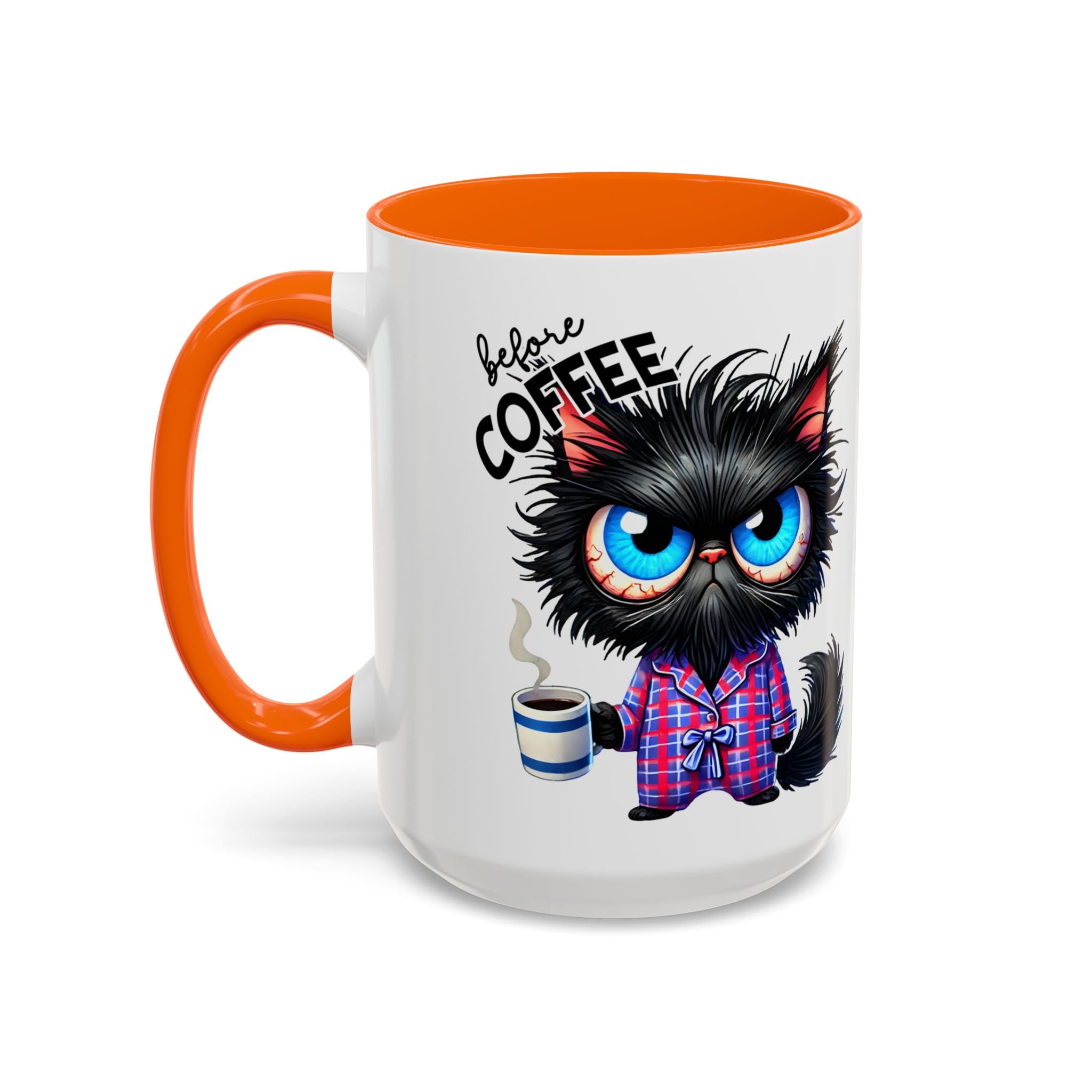 Cute Black Cat Accent Coffee Mug Gallory Hive