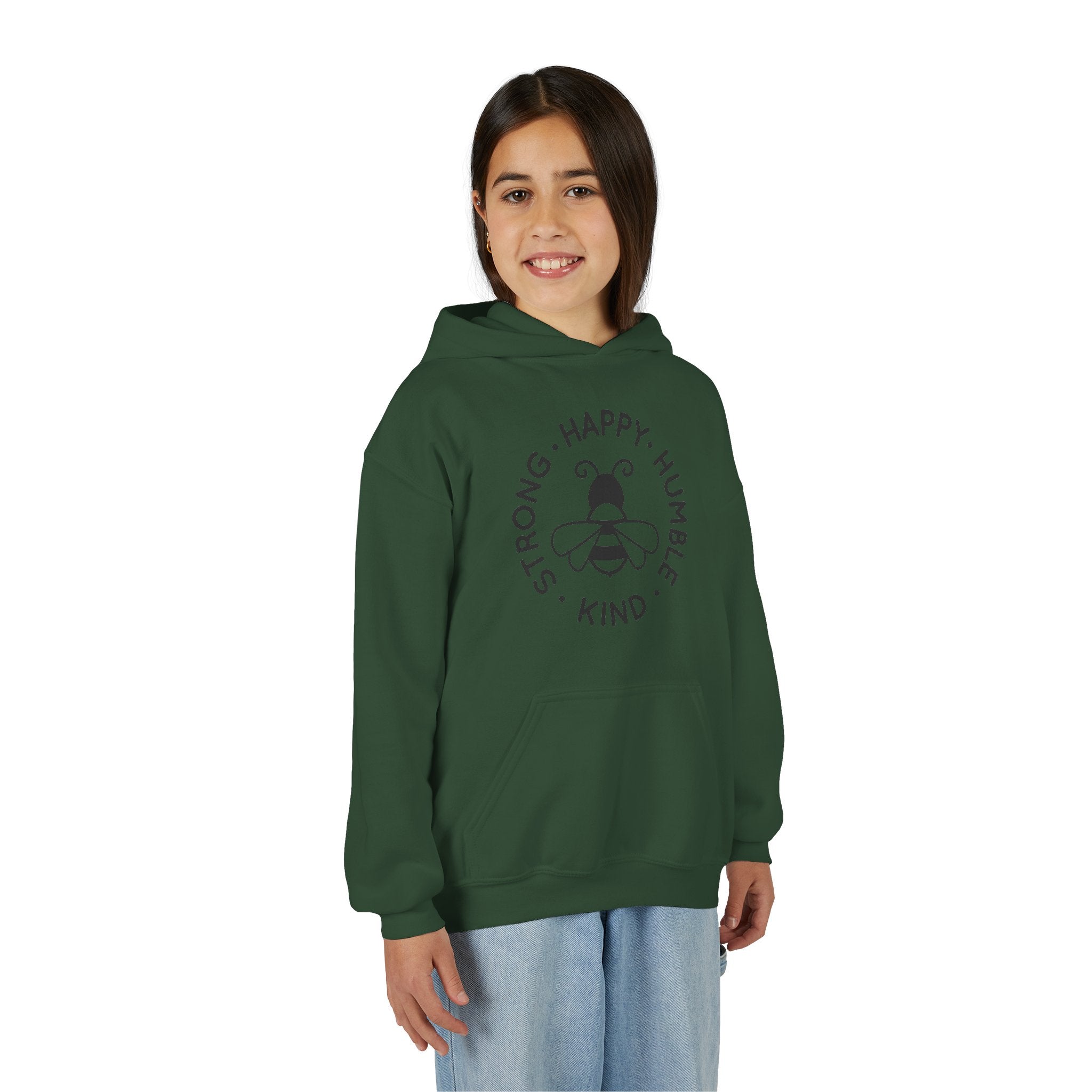 Unisex Kid's "Strong Happy Humble Kind" Hoodie
