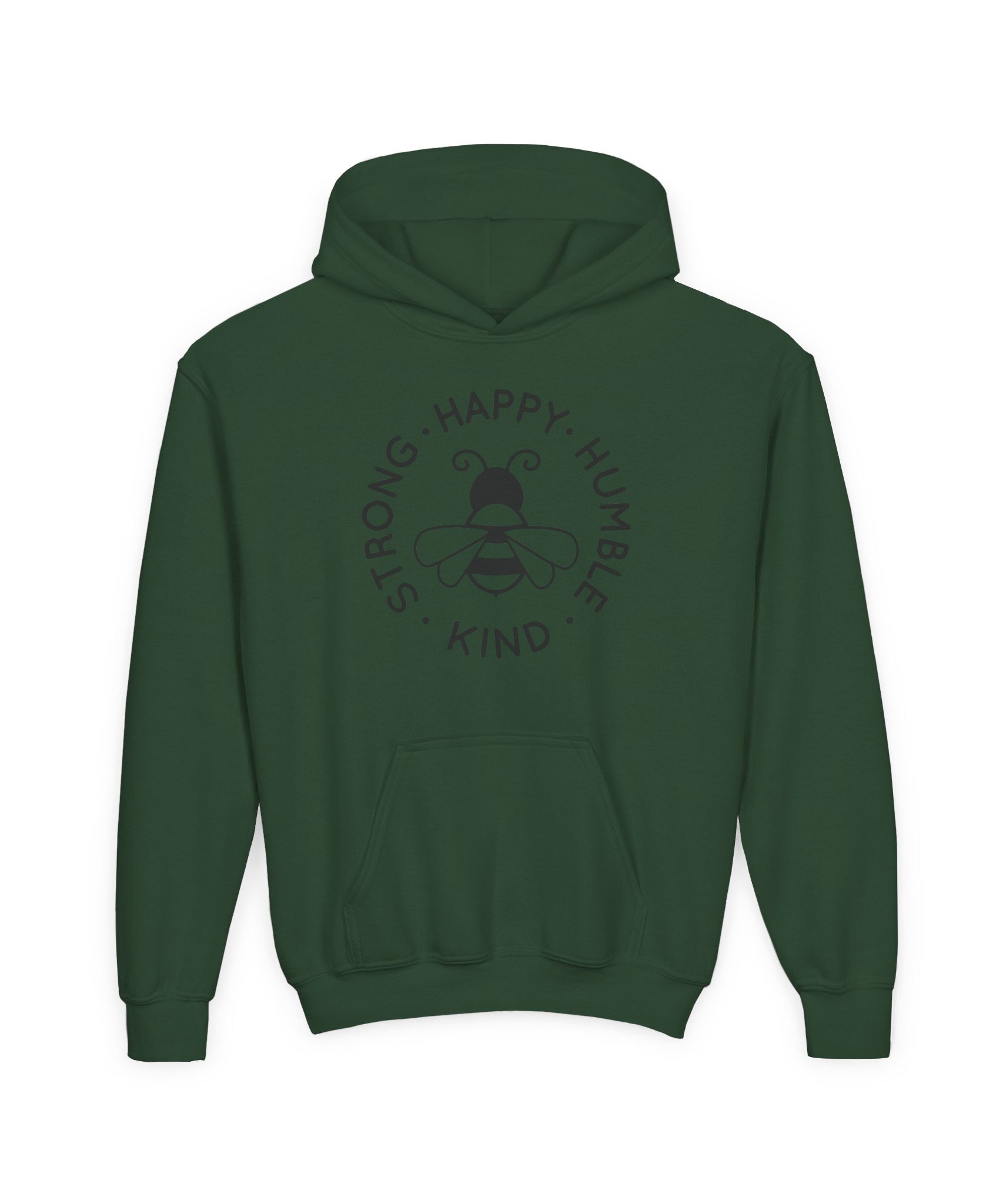 Unisex Kid's "Strong Happy Humble Kind" Hoodie
