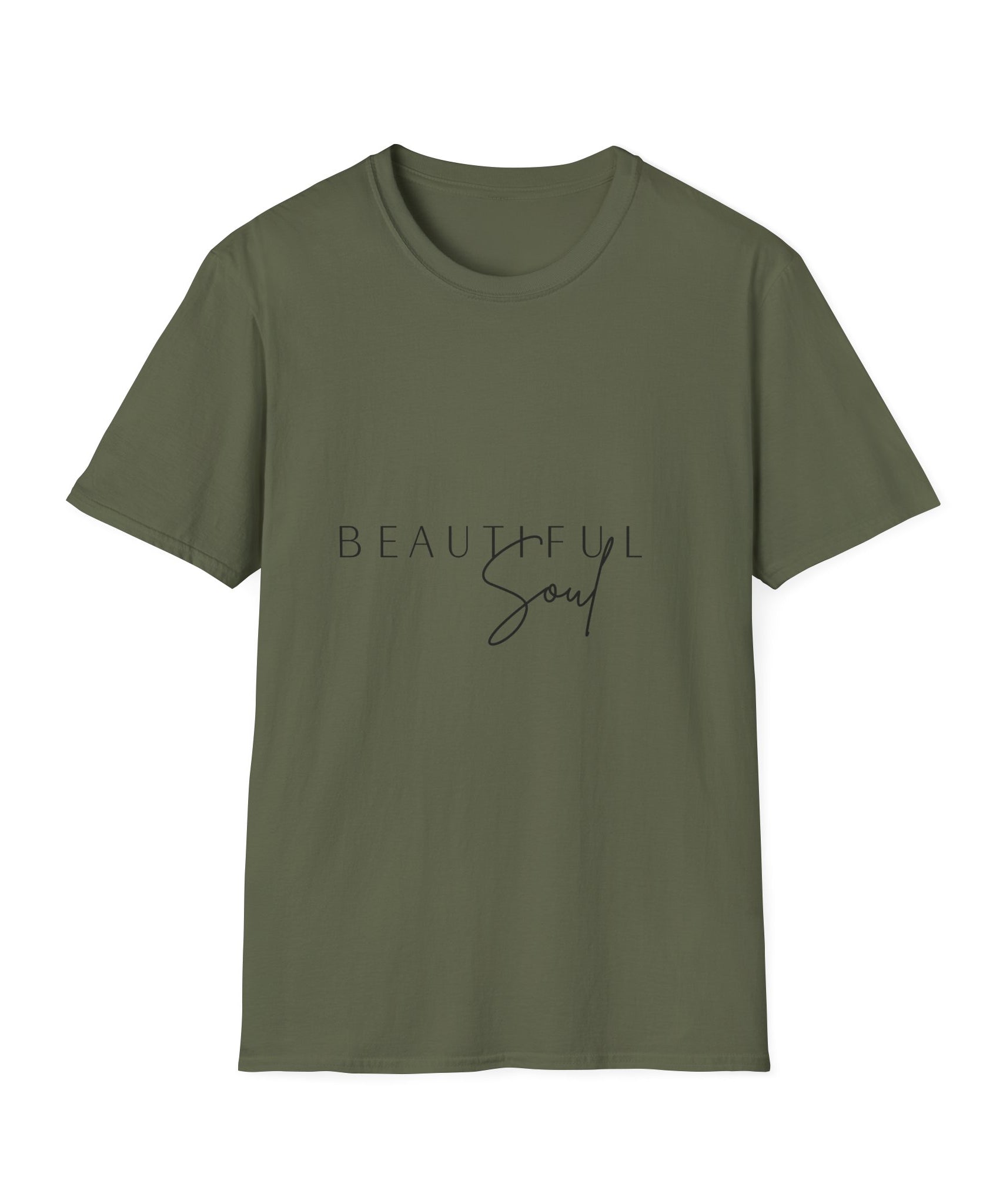 Unisex T-Shirt – "Beautiful Soul" Inspirational Quote Tee - Positive Affirmation Shirt for Friends, Inspirational Tee - Gallory Hive