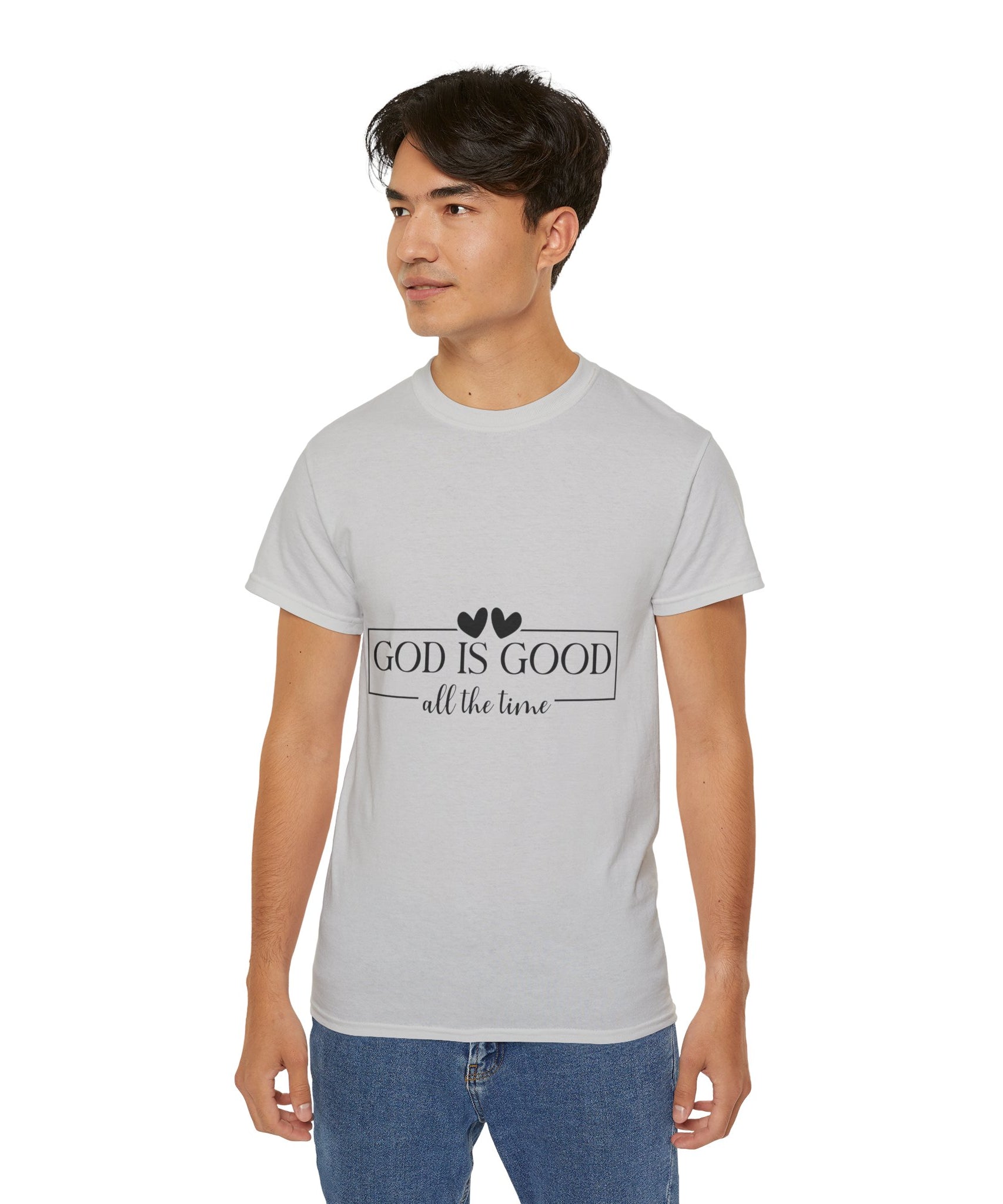 Unisex God is good all the time Tee - Inspirational Casual Wear, Christian T-Shirt, Motivational Gift, Faith-Based Apparel, Everyday Comfort - Gallory Hive