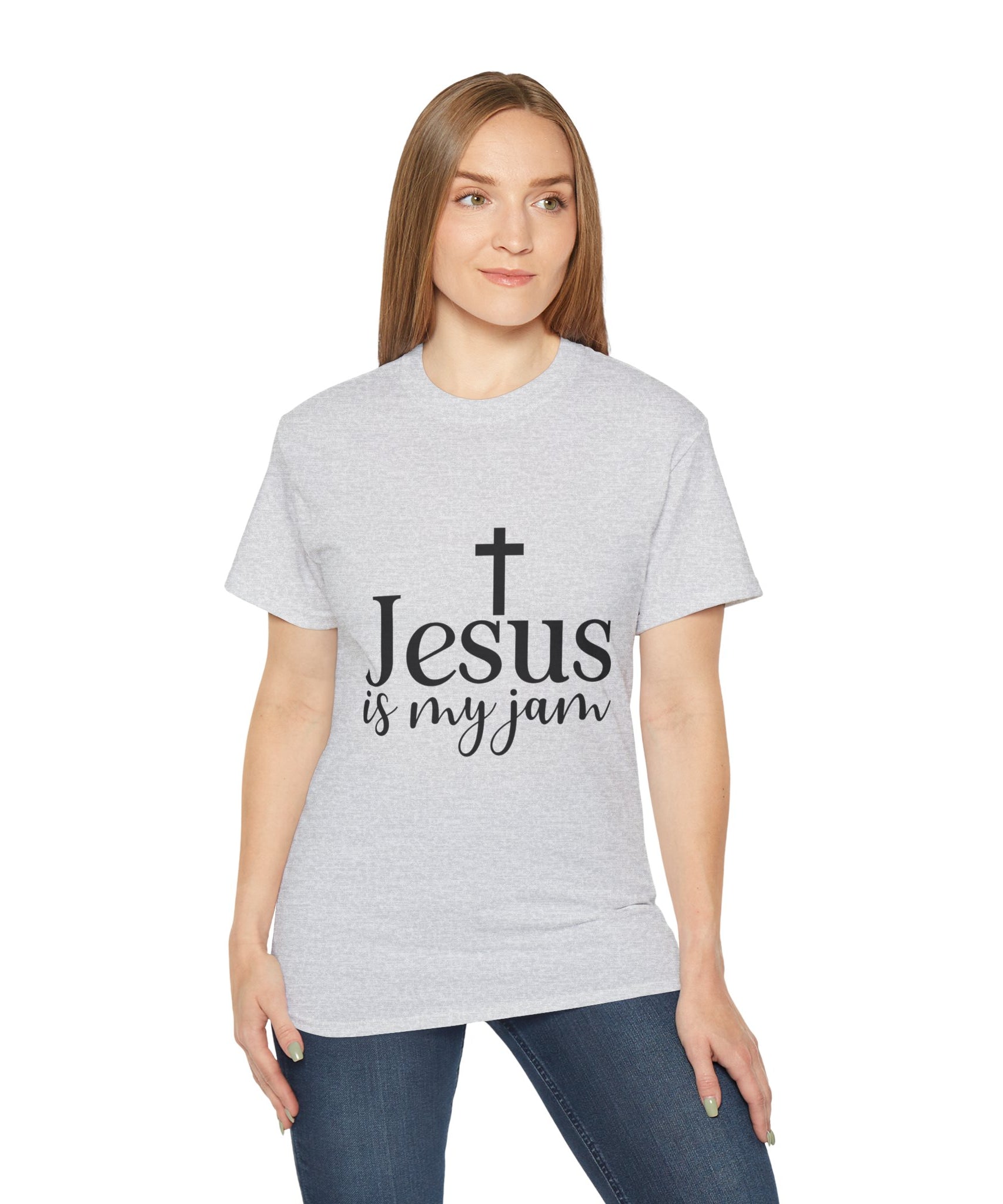 Unisex Jesus is my jam Tee - Inspirational Casual Wear, Christian T-Shirt, Motivational Gift, Faith-Based Apparel, Everyday Comfort - Gallory Hive