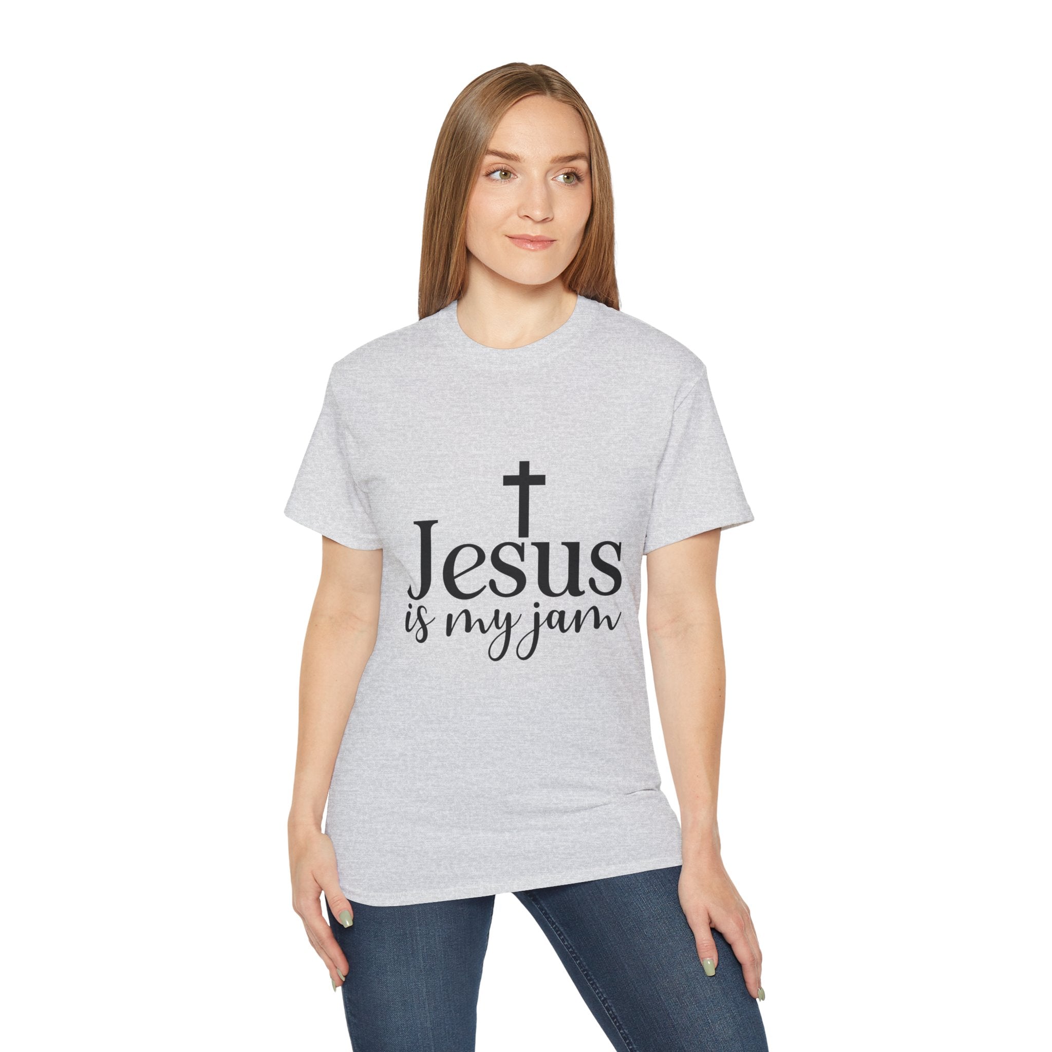 Unisex Jesus is my jam Tee - Inspirational Casual Wear, Christian T-Shirt, Motivational Gift, Faith-Based Apparel, Everyday Comfort - Gallory Hive