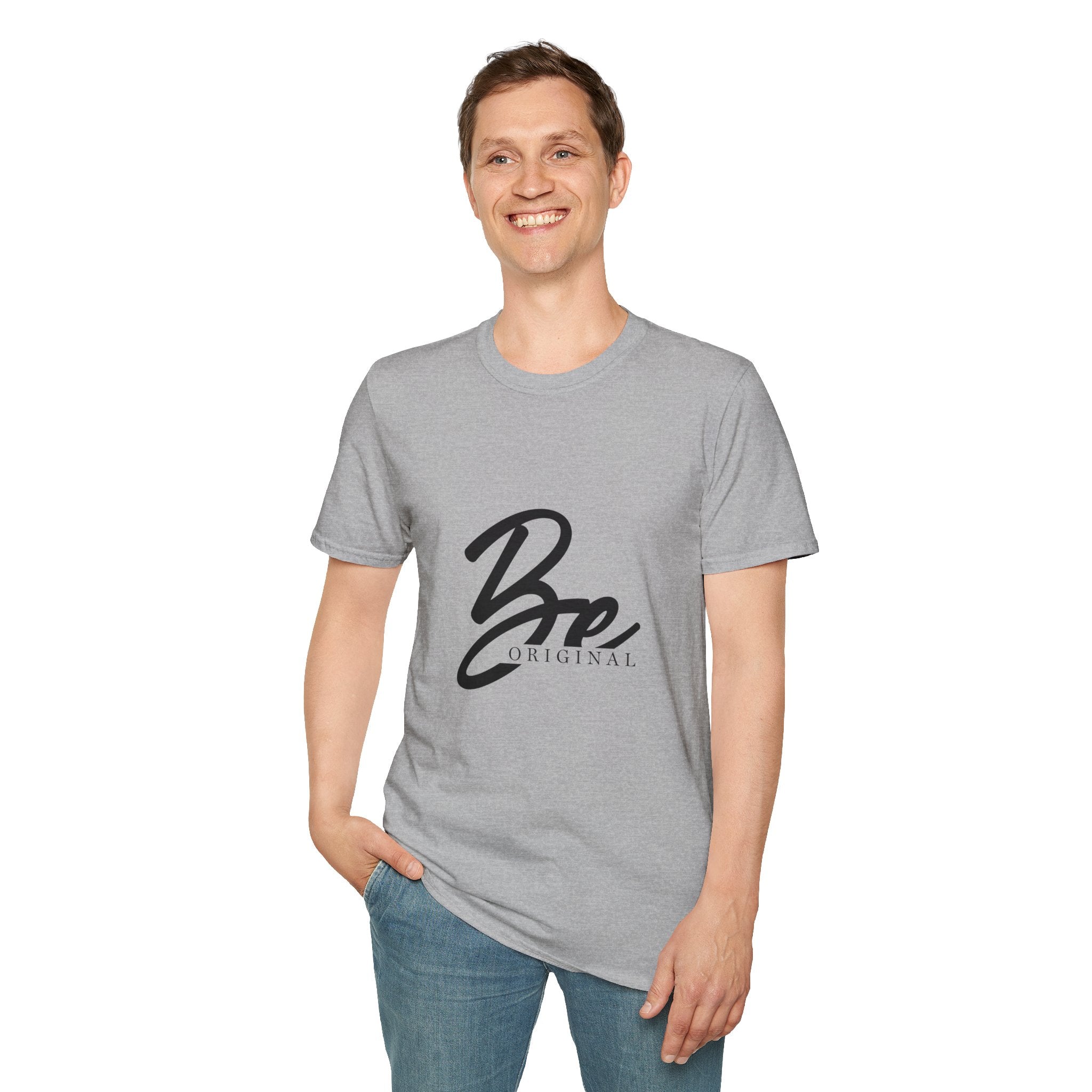 Unisex T-Shirt – "Be Original" Quote Tee - Positive Affirmation Shirt for Friends, Inspirational Tee