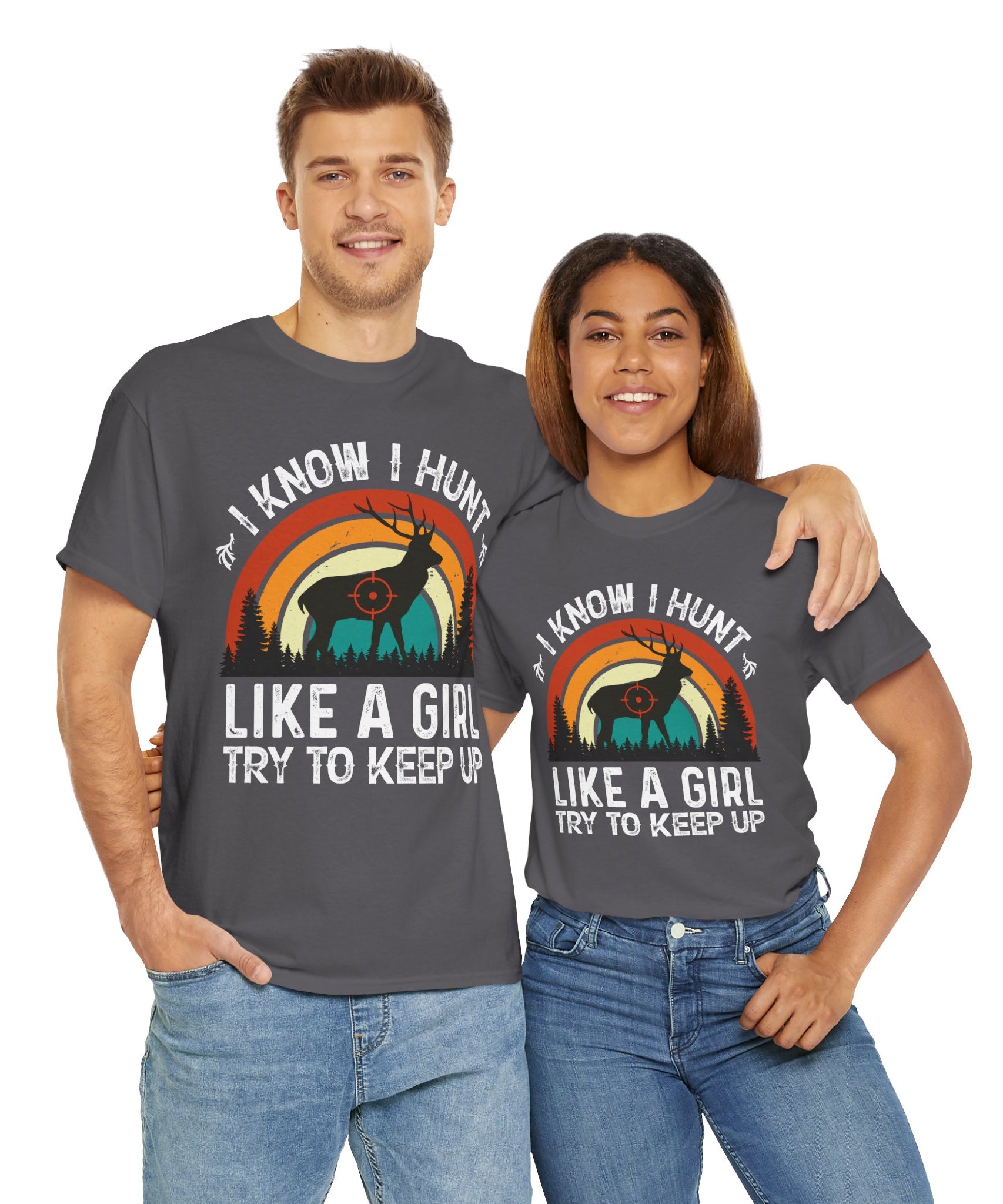 Sunset Target Deer Shirt – Hunting Vibes