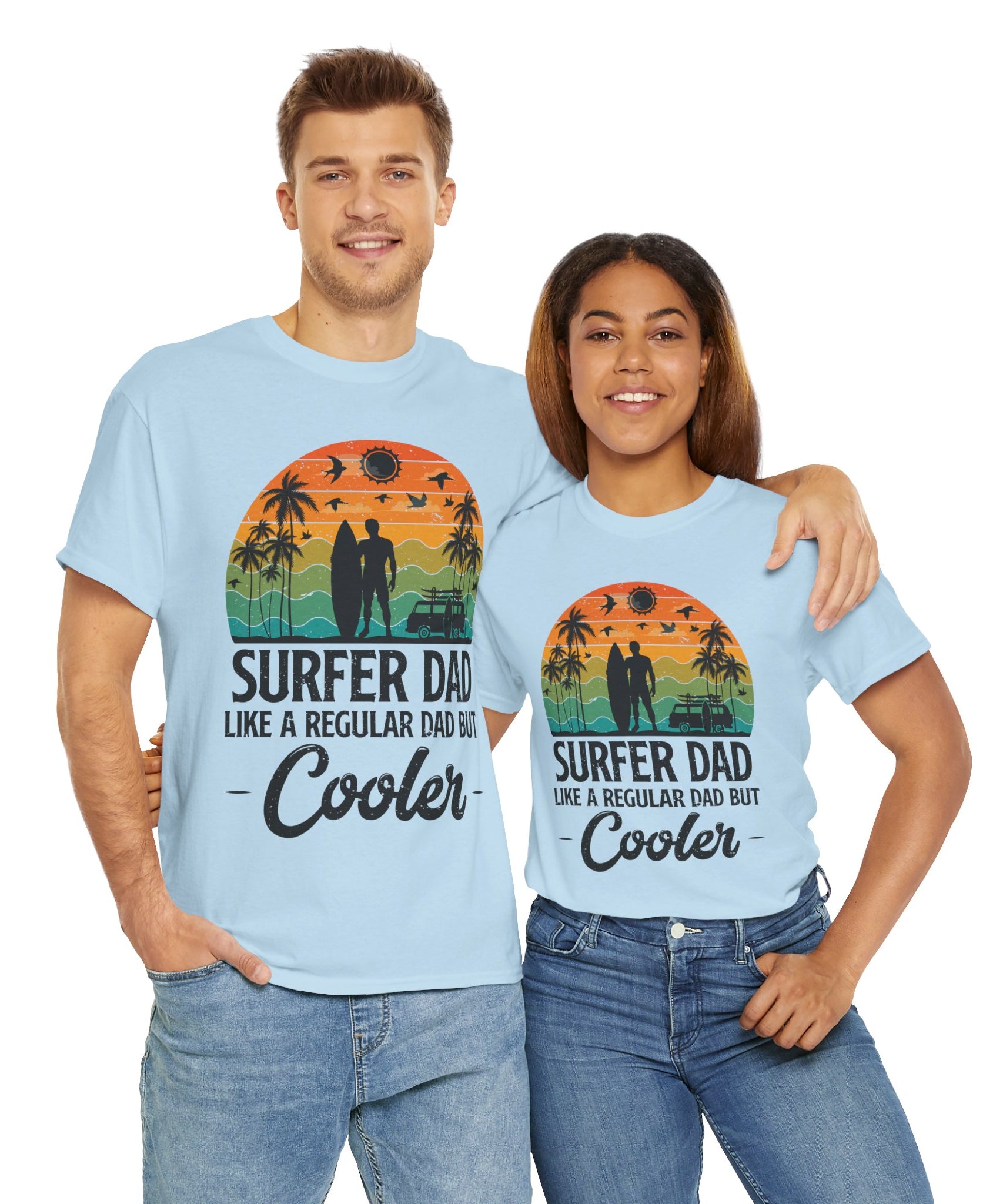 Vintage Surf Van & Palm Tree T-Shirt