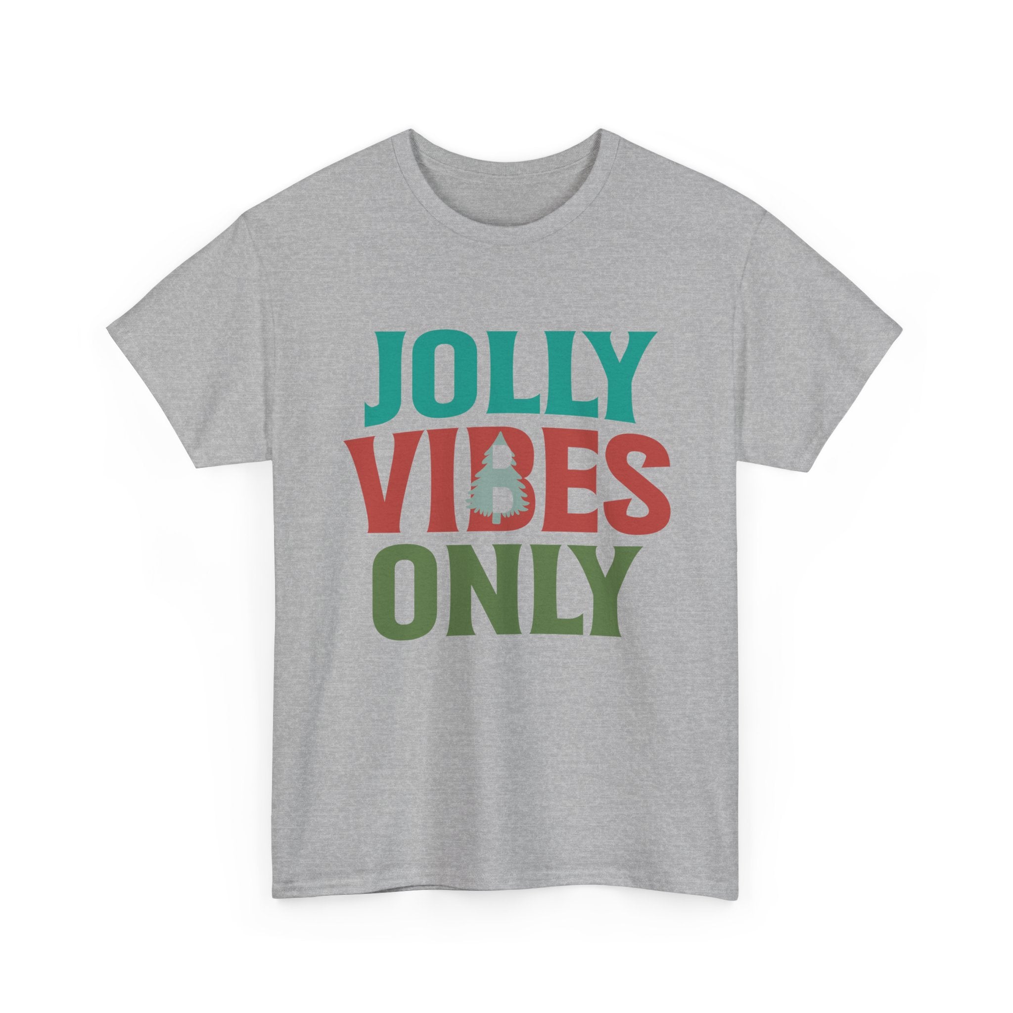 Festive Jolly Vibes Christmas T-Shirt | Gallory Hive