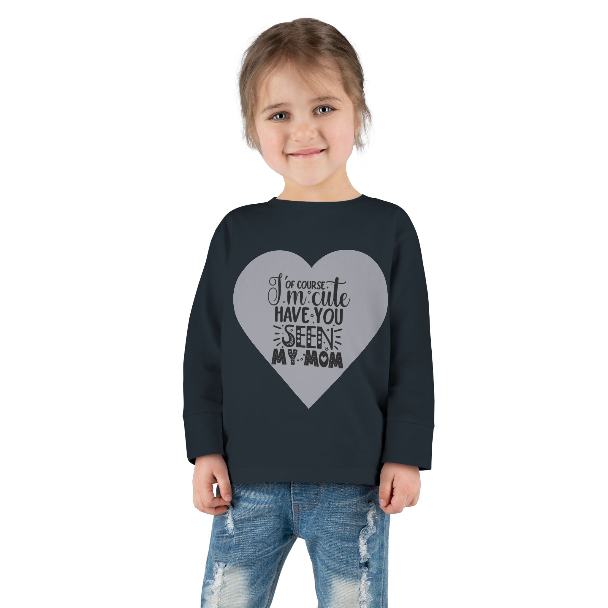 Toddler Long Sleeve Tee - Cute Gift for Dads, Family Celebrations, Birthday Party