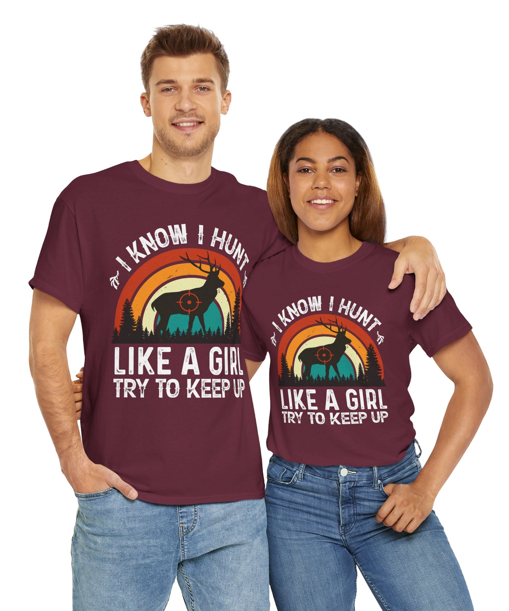 Sunset Target Deer Shirt – Hunting Vibes