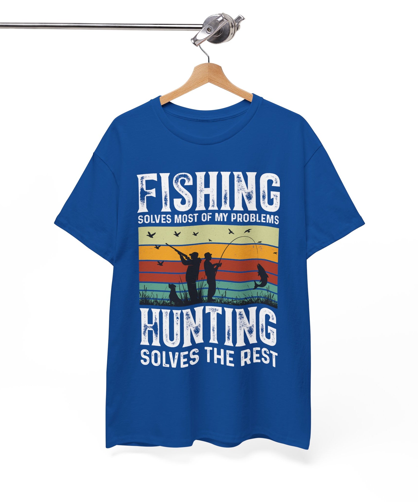 Funny Hunt and Fish Shirt for Men