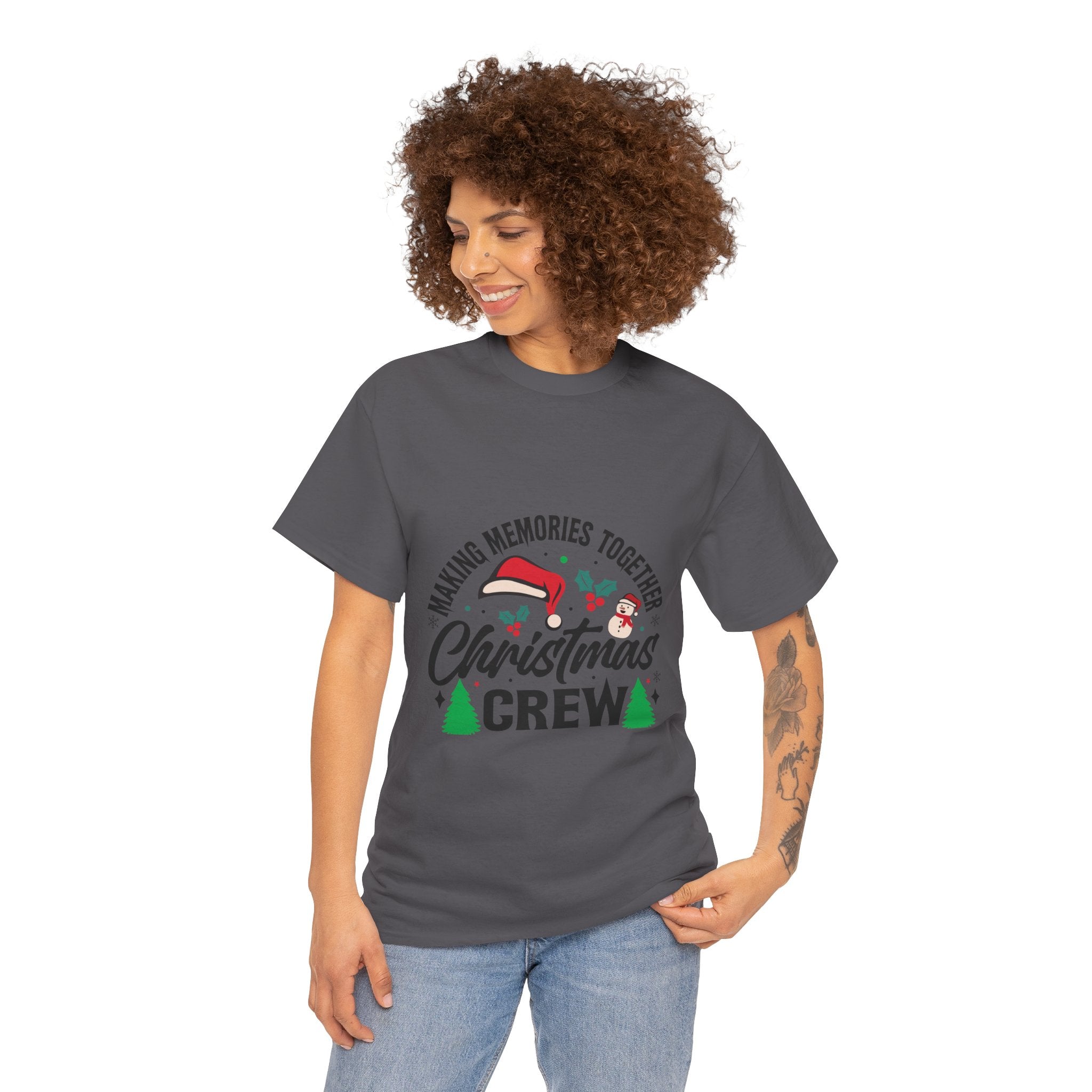 Santa Hat Snowman Xmas Trees Cute Tee | Gallory Hive