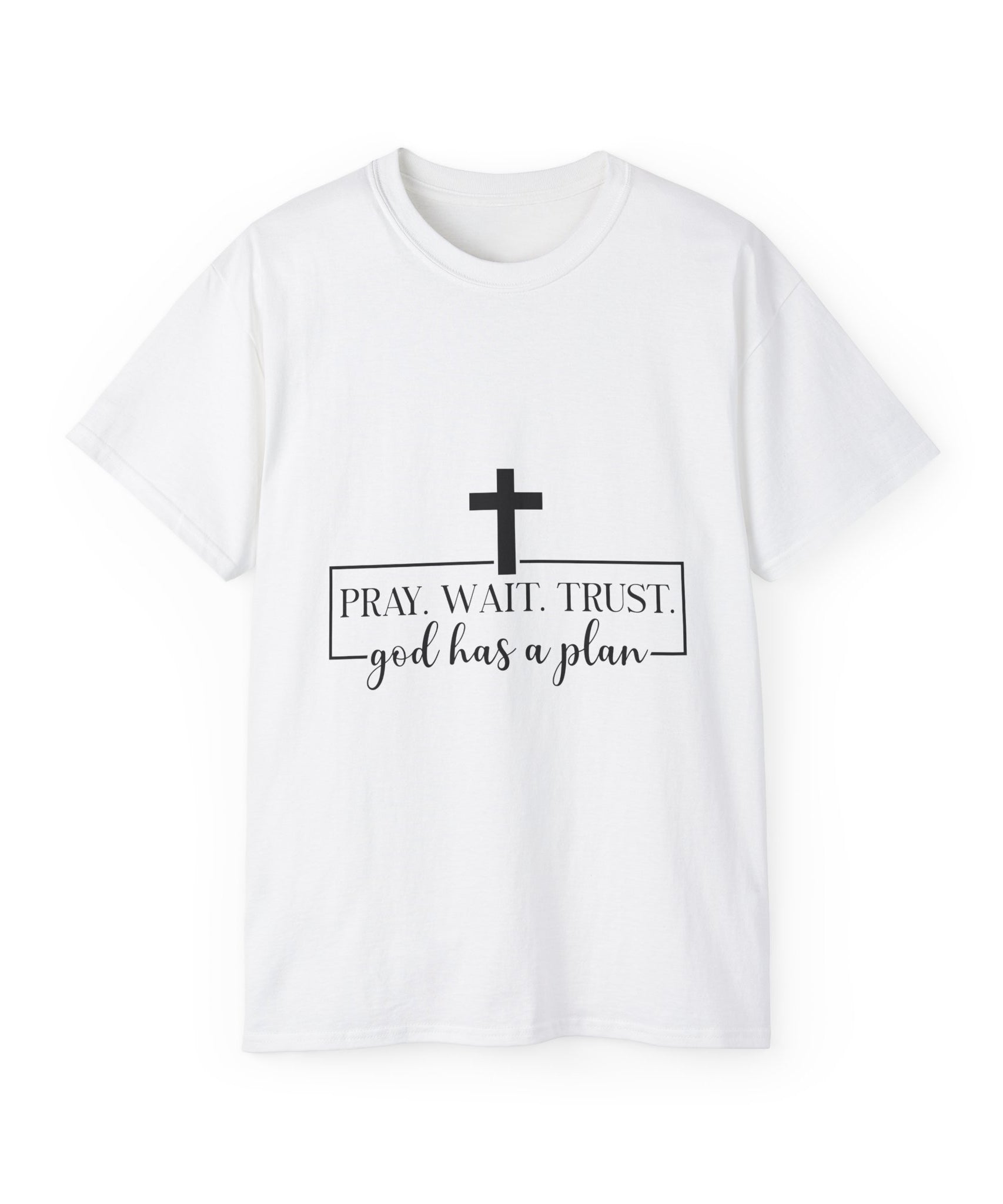 Unisex God has a plan Tee - Inspirational Casual Wear, Christian T-Shirt, Motivational Gift, Faith-Based Apparel, Everyday Comfort - Gallory Hive