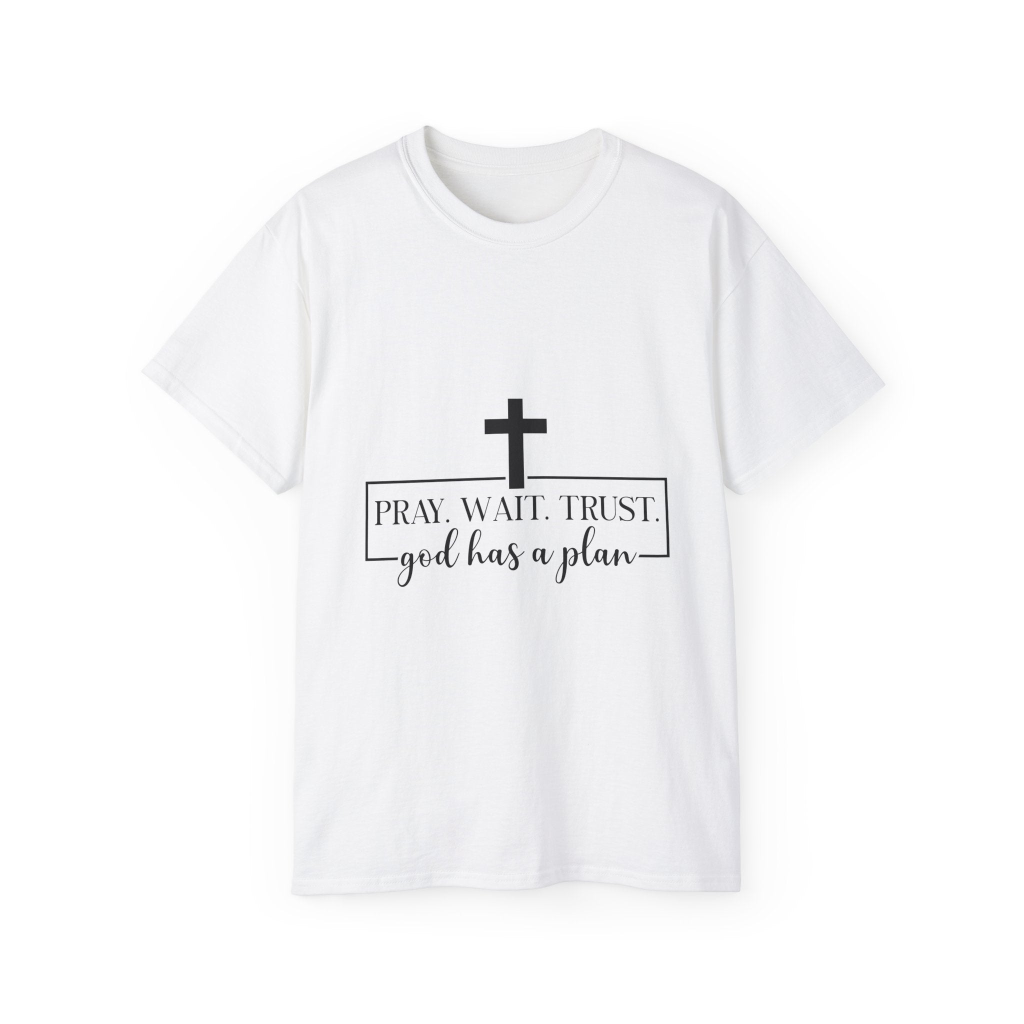 Unisex God has a plan Tee - Inspirational Casual Wear, Christian T-Shirt, Motivational Gift, Faith-Based Apparel, Everyday Comfort