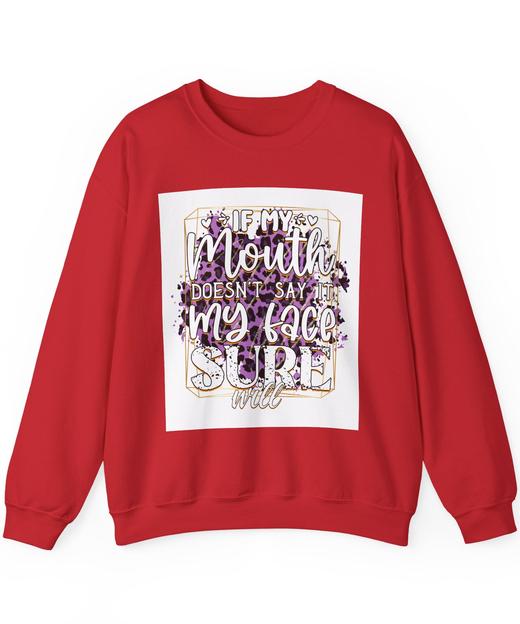 Expressive Crewneck Sweatshirt - Casual Humor Apparel, Gift for Friends, Family - Gallory Hive