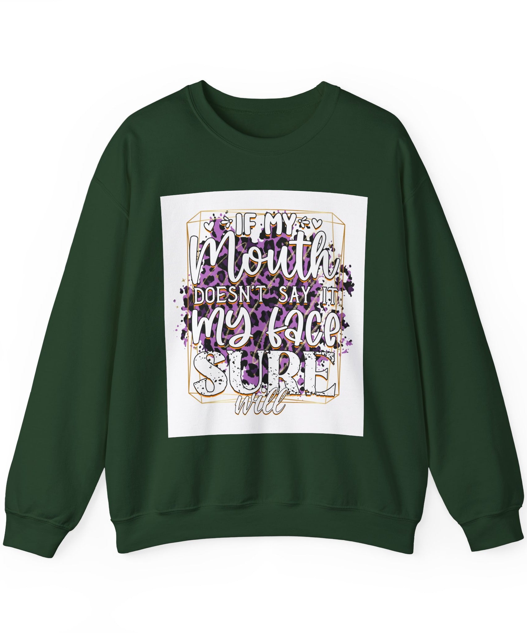 Expressive Crewneck Sweatshirt - Casual Humor Apparel, Gift for Friends, Family - Gallory Hive