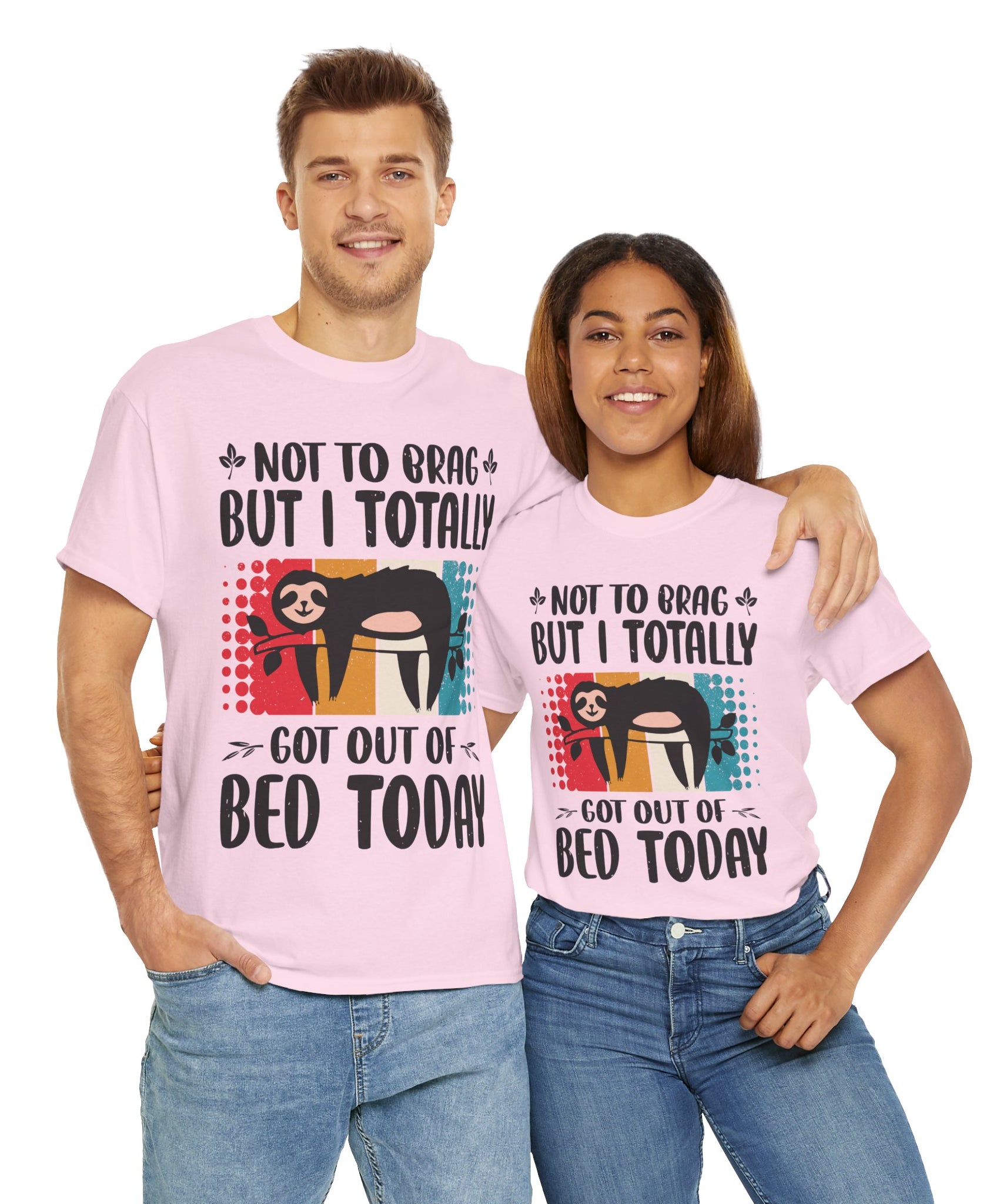 Vintage Got Out of Bed Sloth T-Shirt