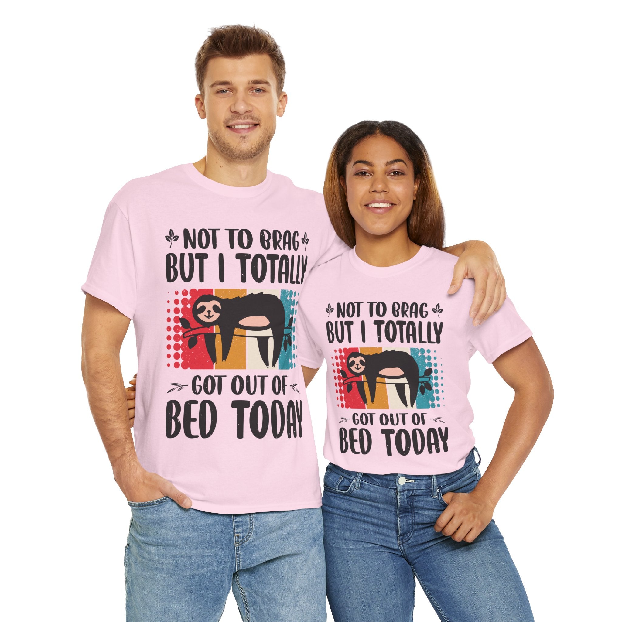 Vintage Got Out of Bed Sloth T-Shirt