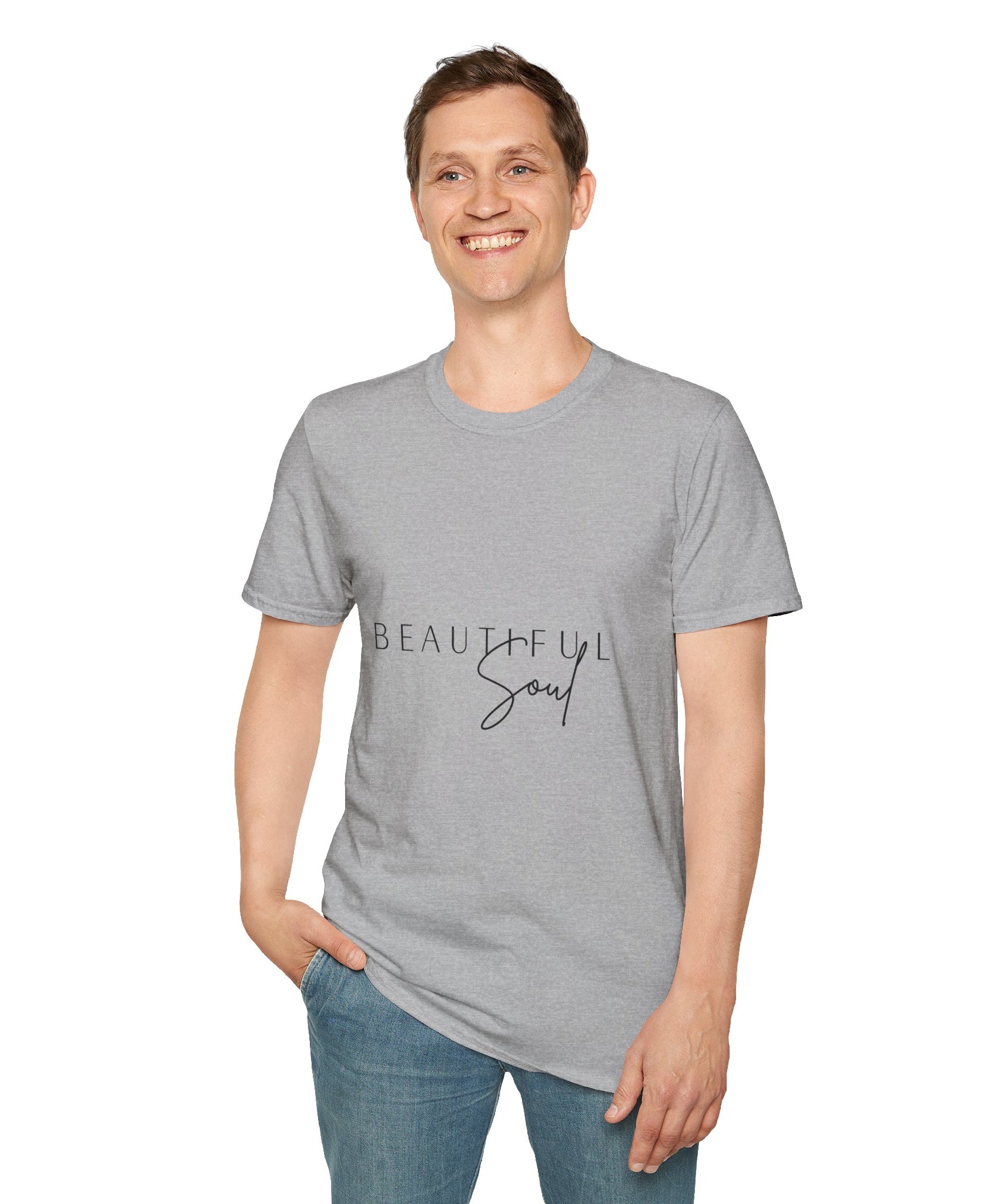 Unisex T-Shirt – "Beautiful Soul" Inspirational Quote Tee - Positive Affirmation Shirt for Friends, Inspirational Tee - Gallory Hive