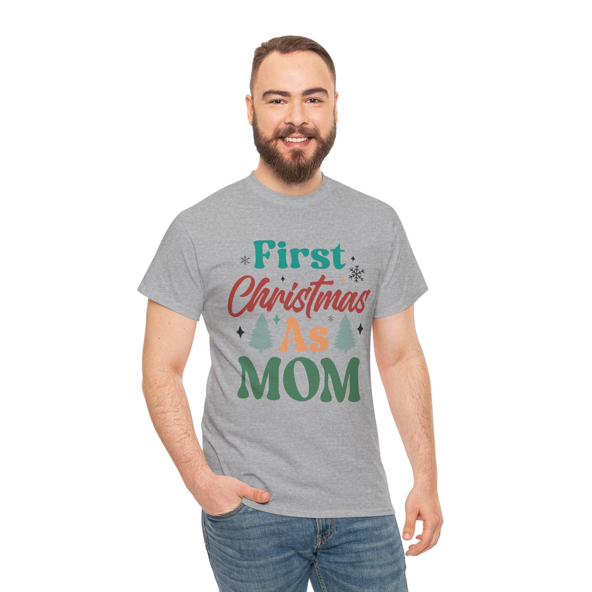 First Christmas as Mom T-Shirt | Gallory Hive